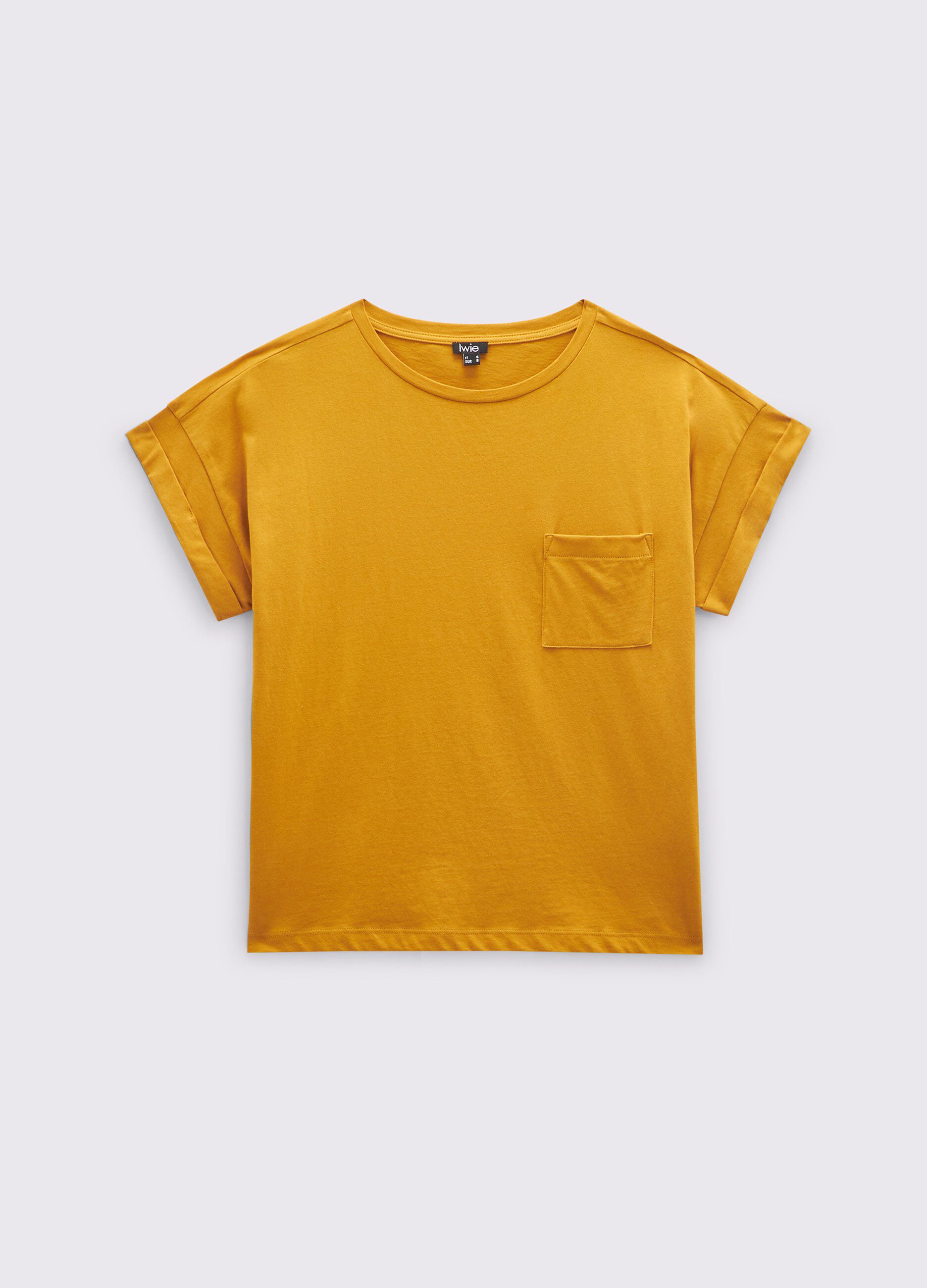T-shirt in puro cotone donna_0