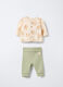 Set in puro cotone garzato neonato_0