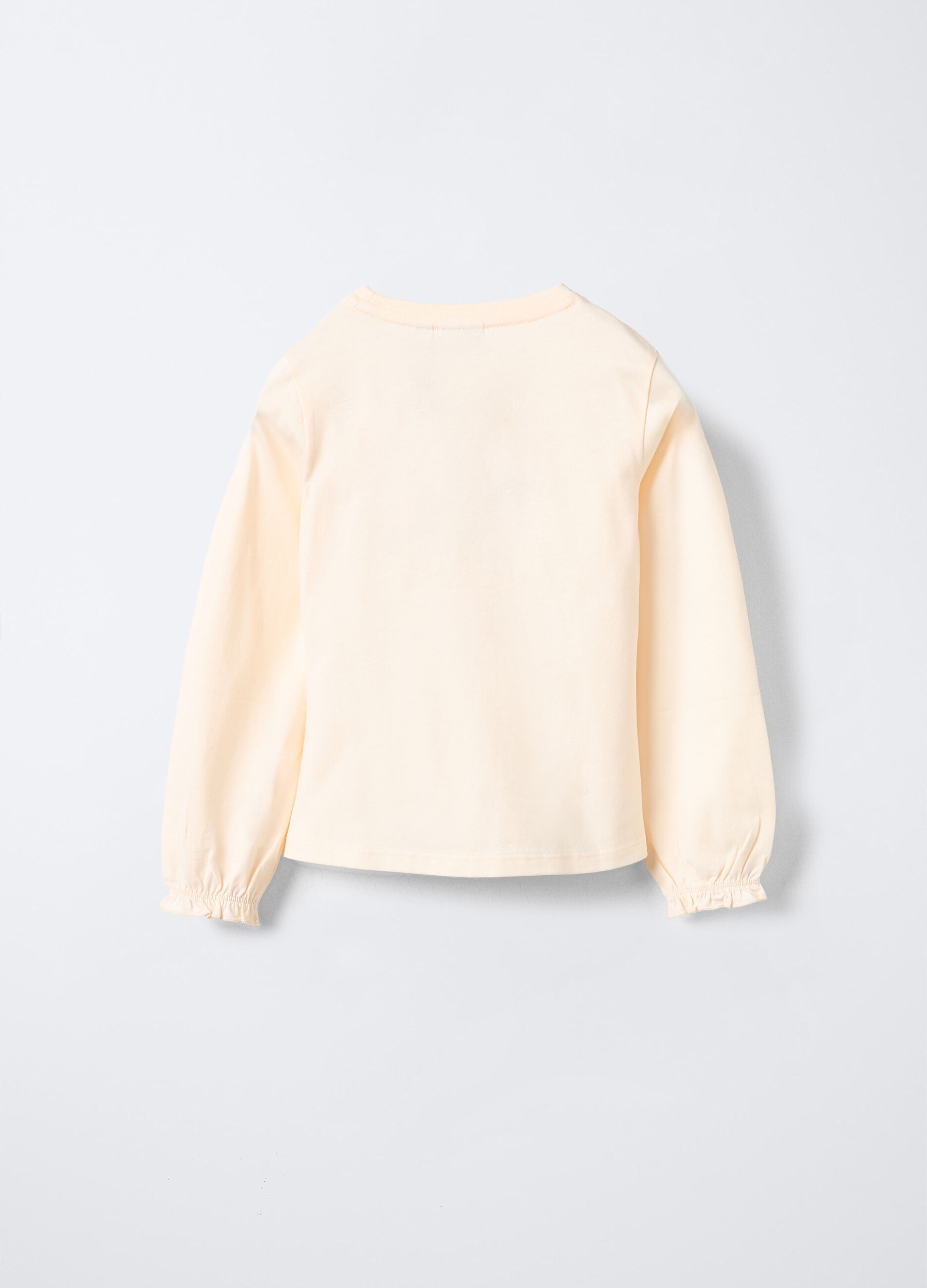 T-shirt in jersey di puro cotone bambina_1