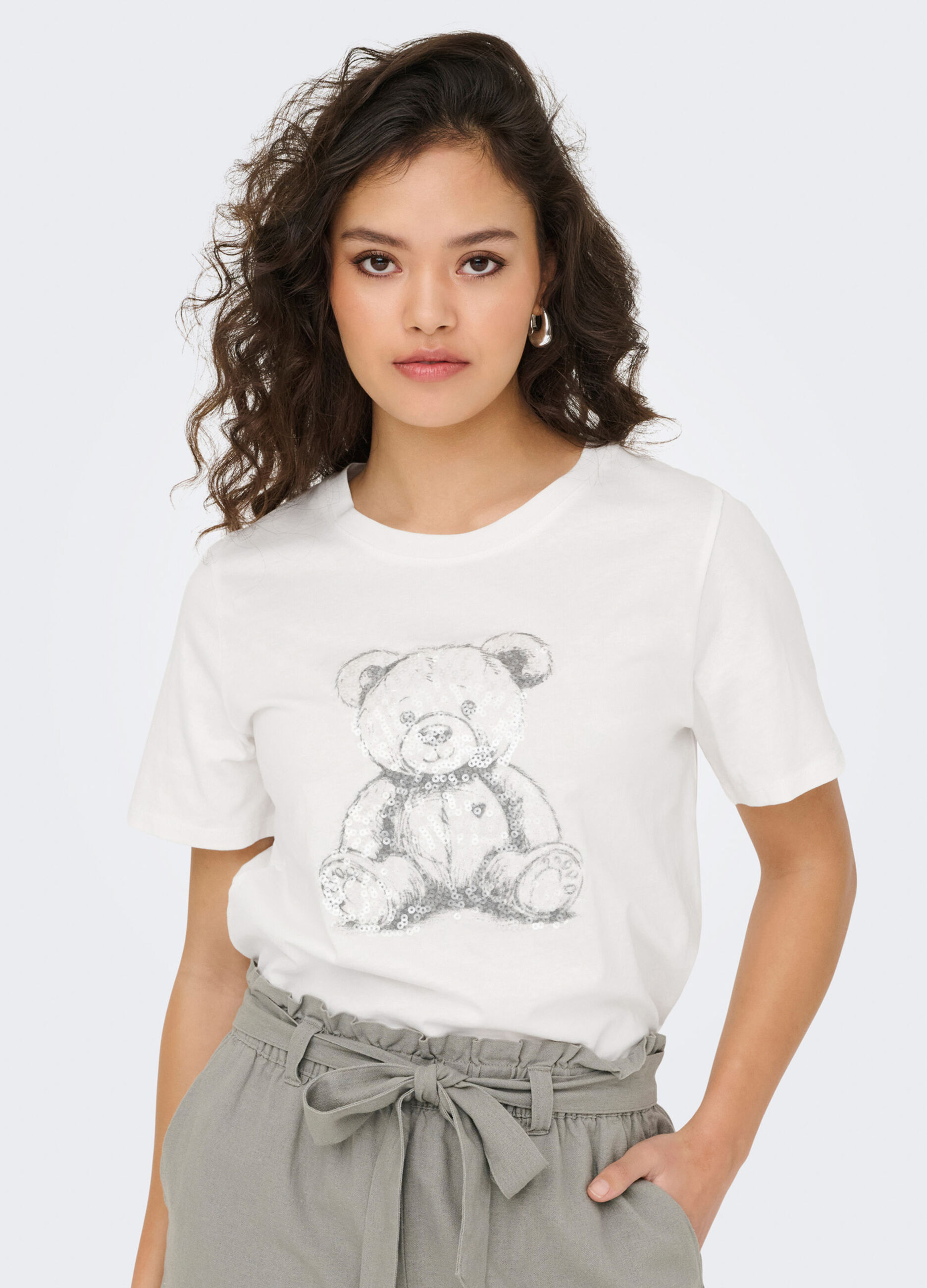 T-shirt a maniche corte donna_3