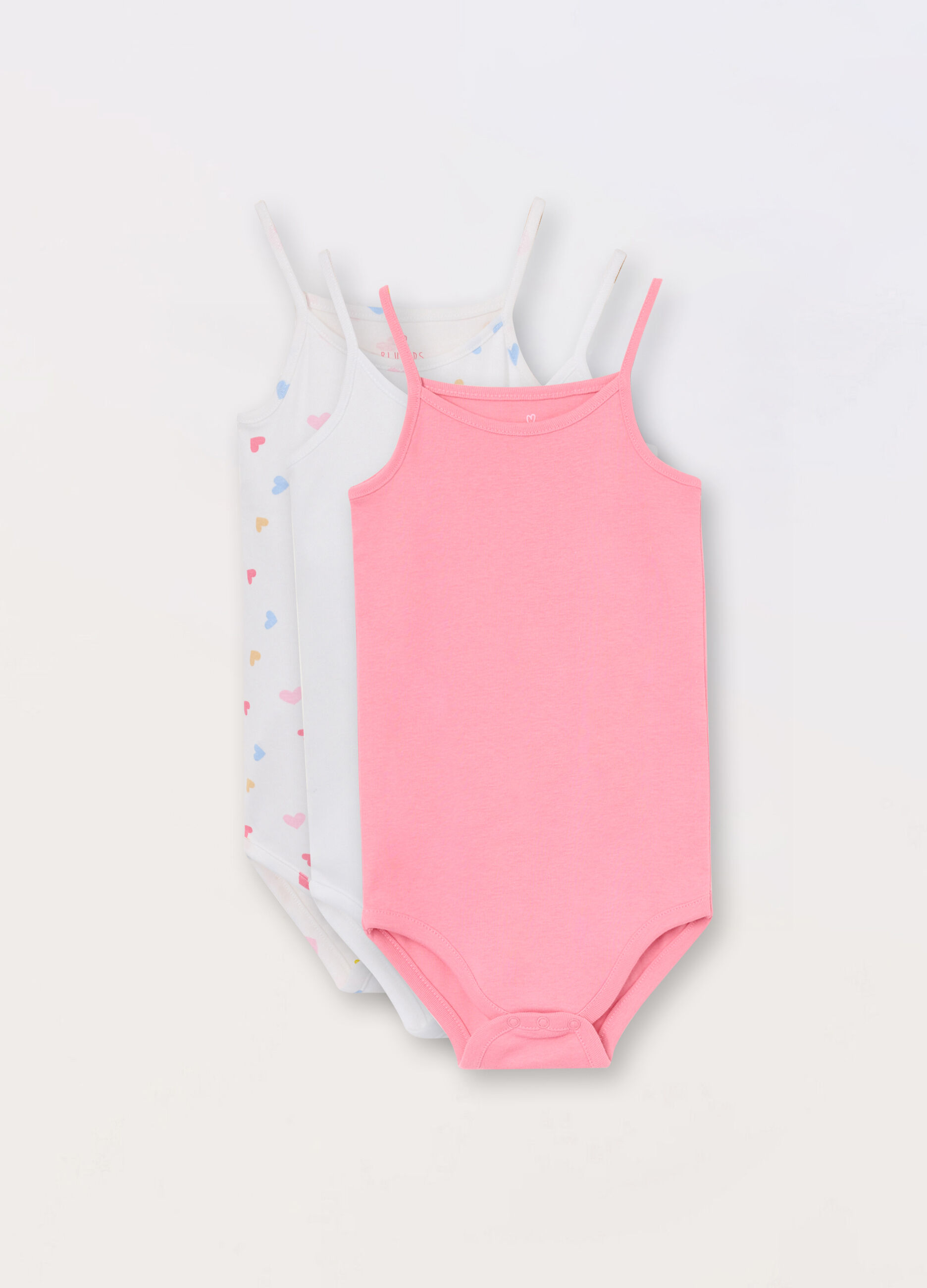 Pack 3 body in puro cotone neonata_0