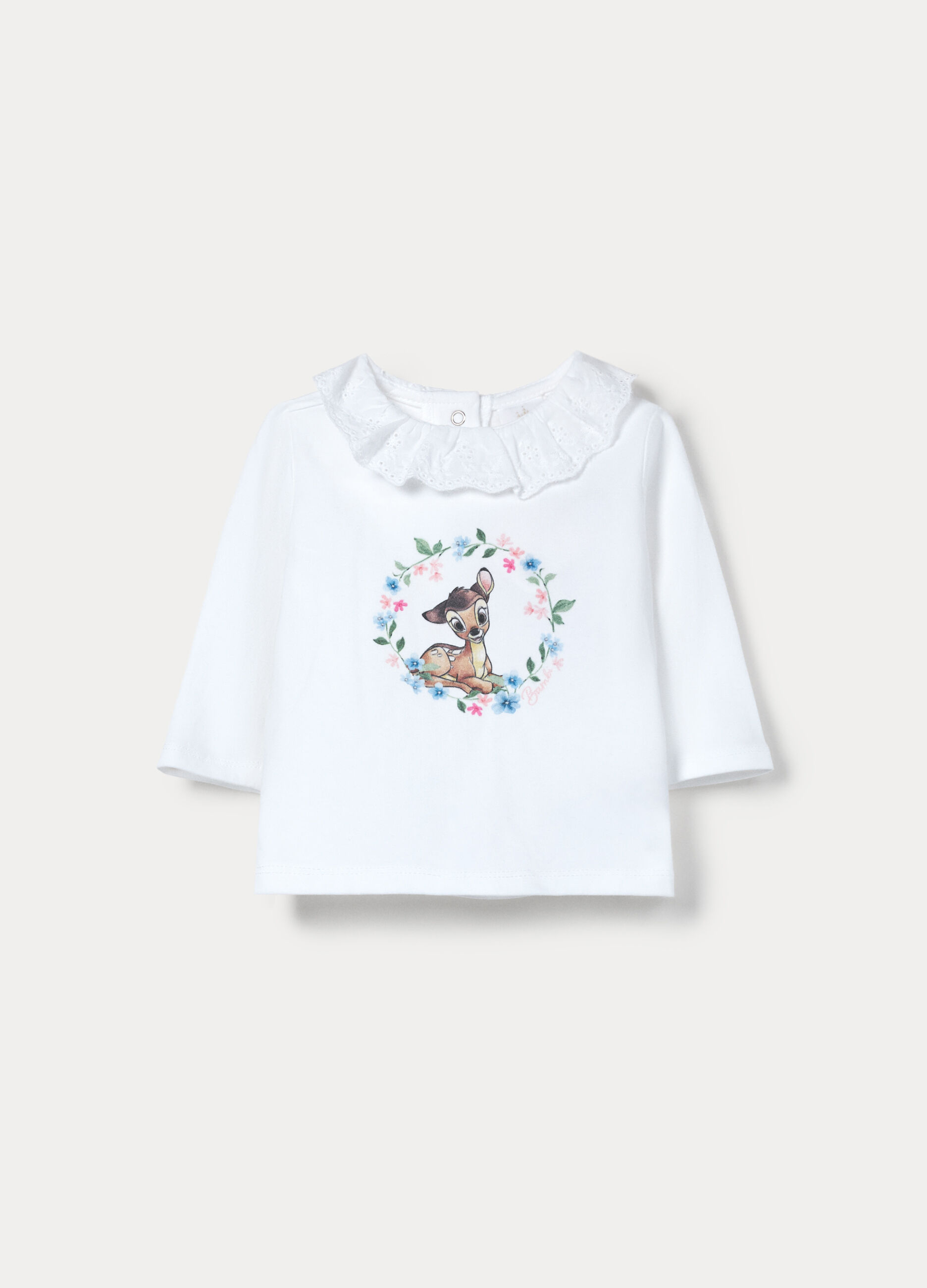 T-shirt Disney in jersey di cotone stretch neonata_0