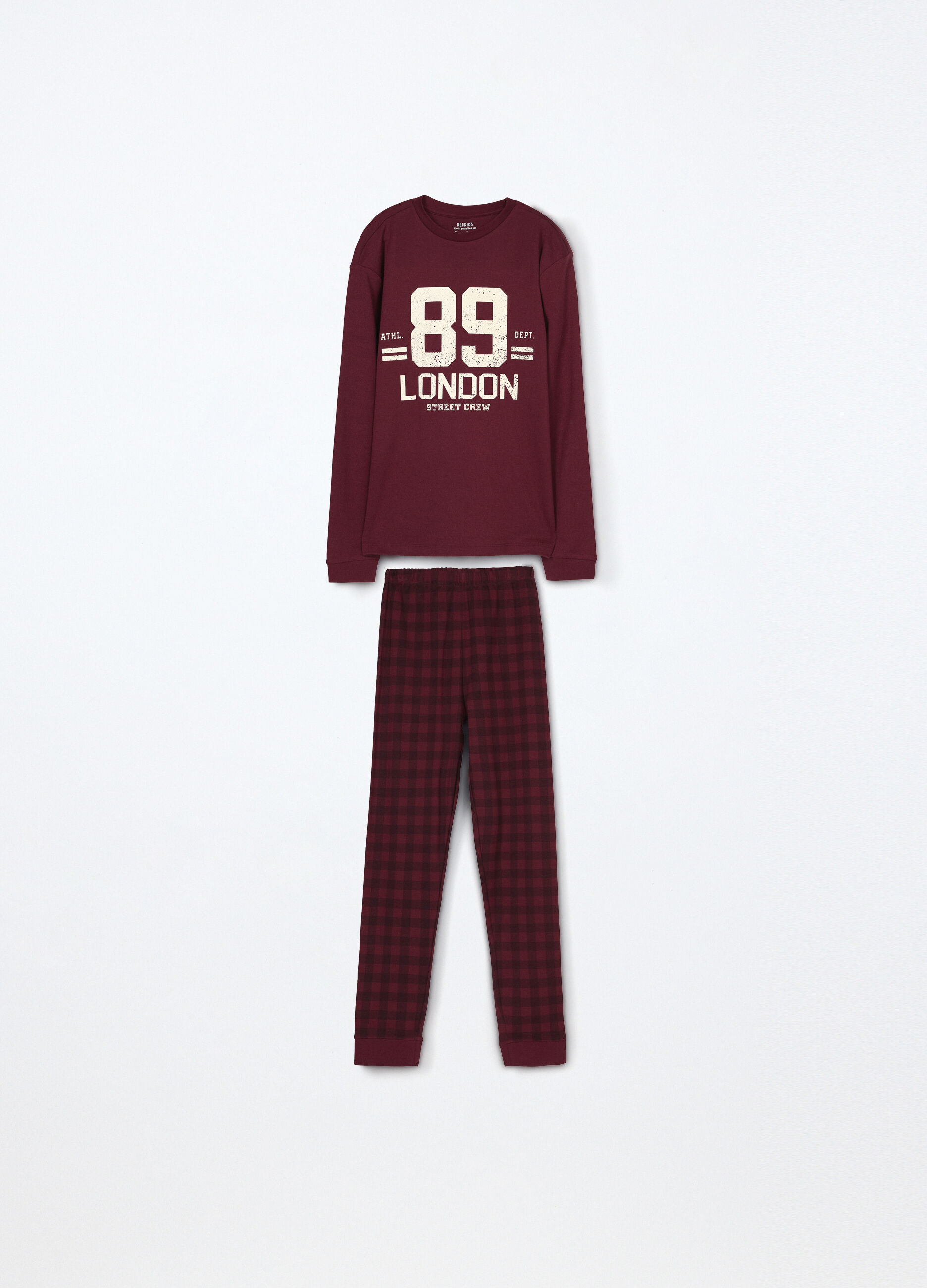 Pigiama Due Pezzi Bambino 100% Cotone - Chelsea FC, Stemma E Logo "The Blues" - Taglia 5-6 Anni