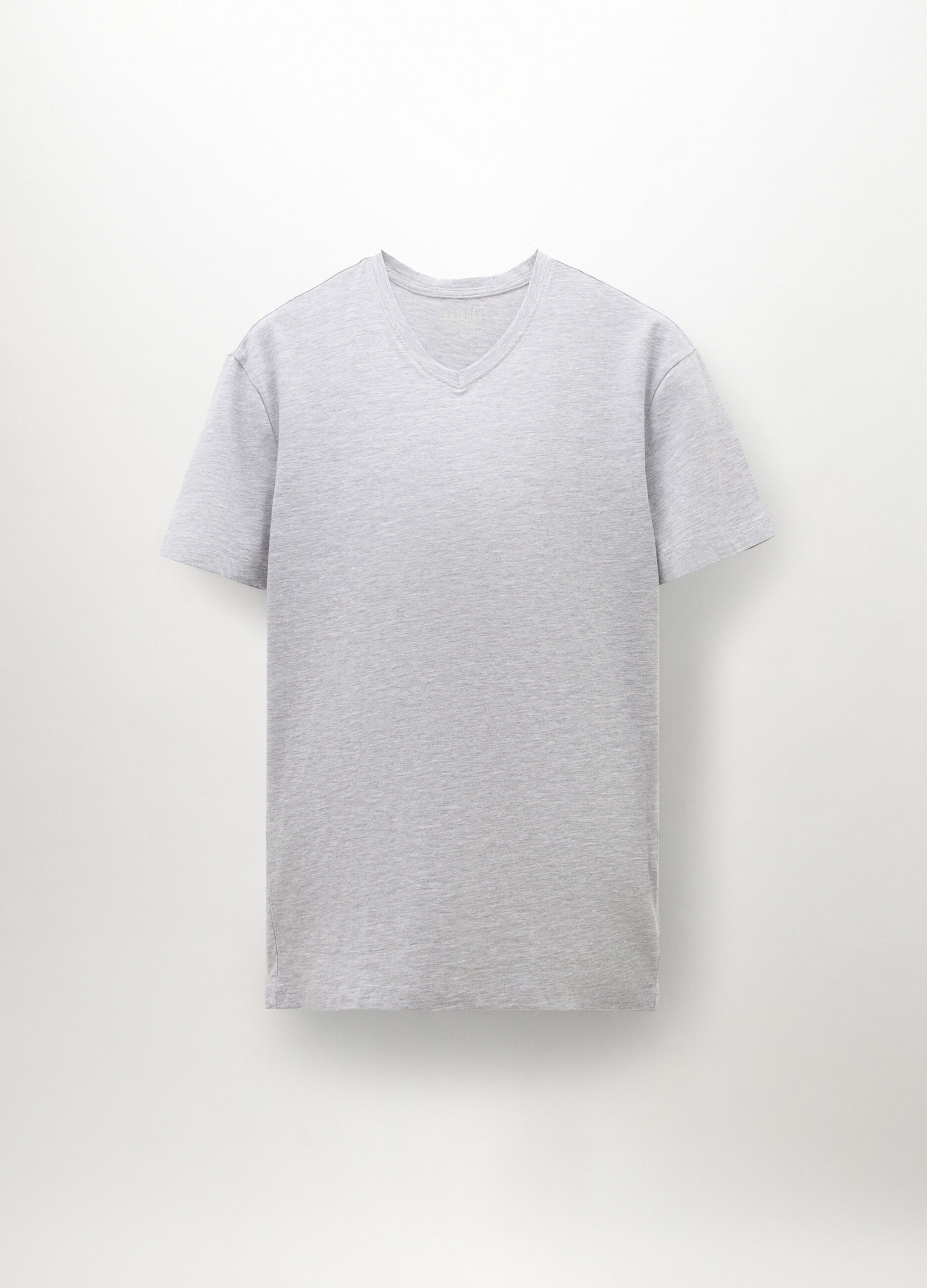 2 pack T-shirt collo a V in cotone stretch uomo