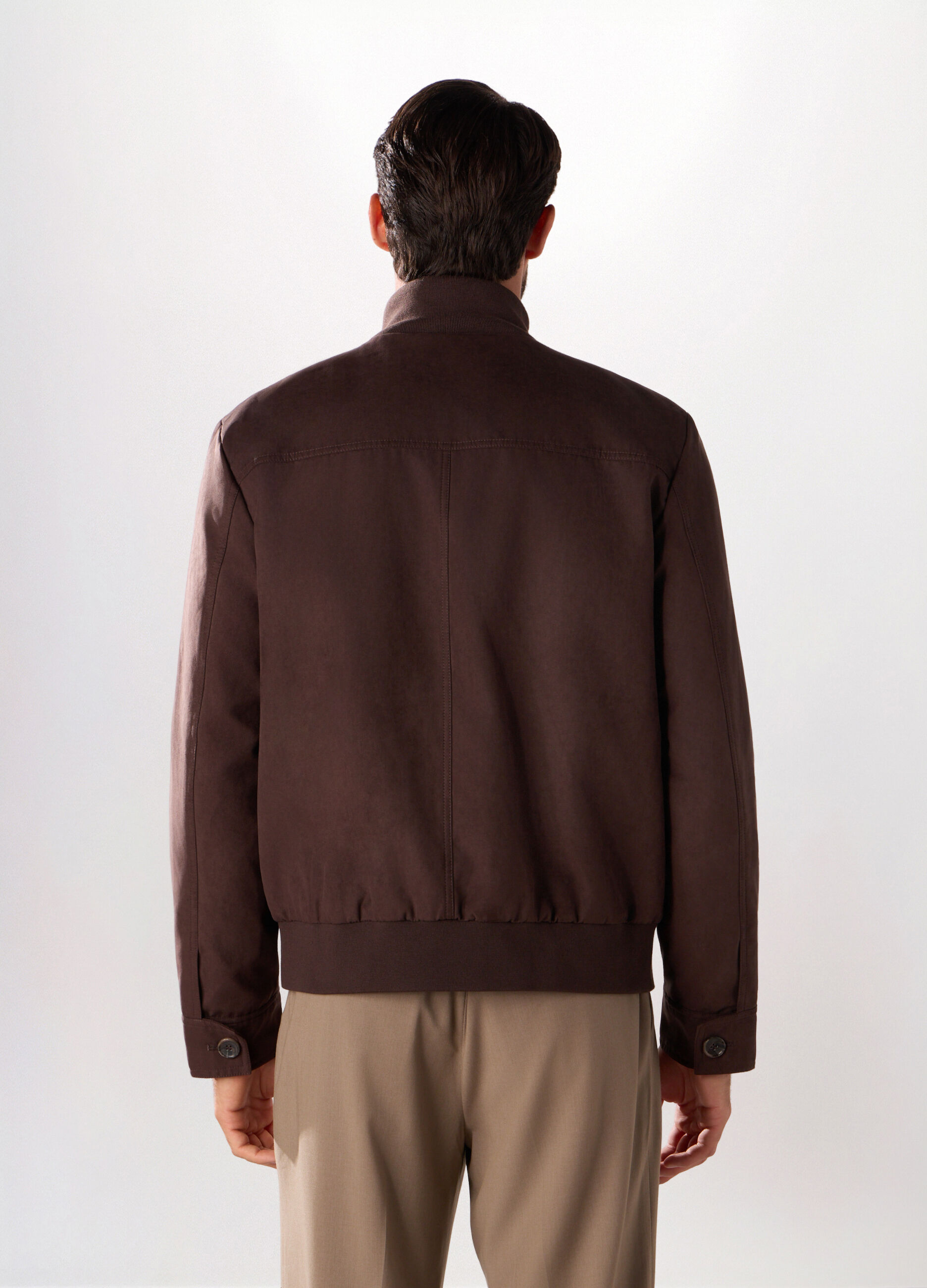 Blouson in ECOpelle scamosciata uomo _1