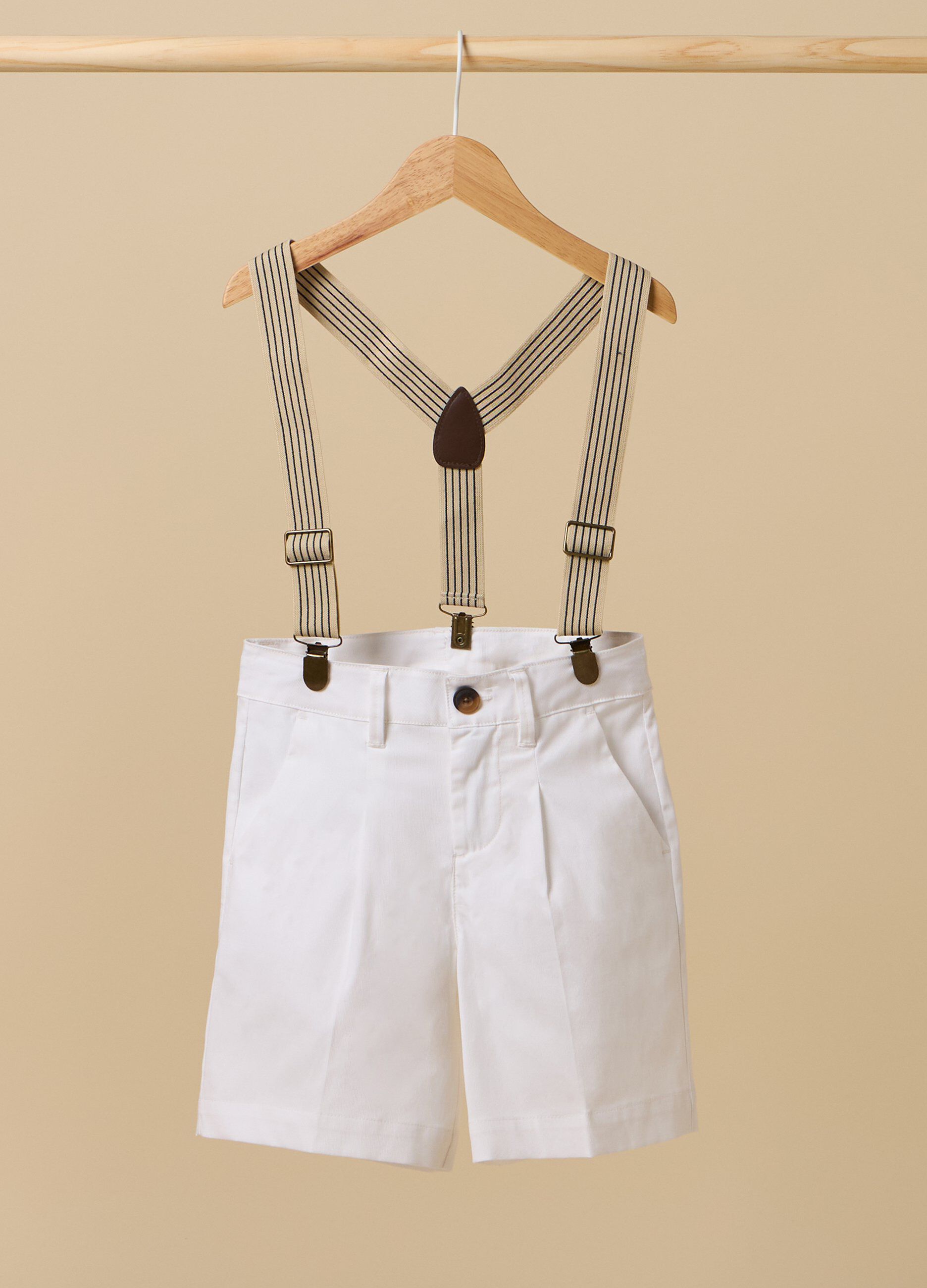 Shorts IANA in cotone stretch neonato_0