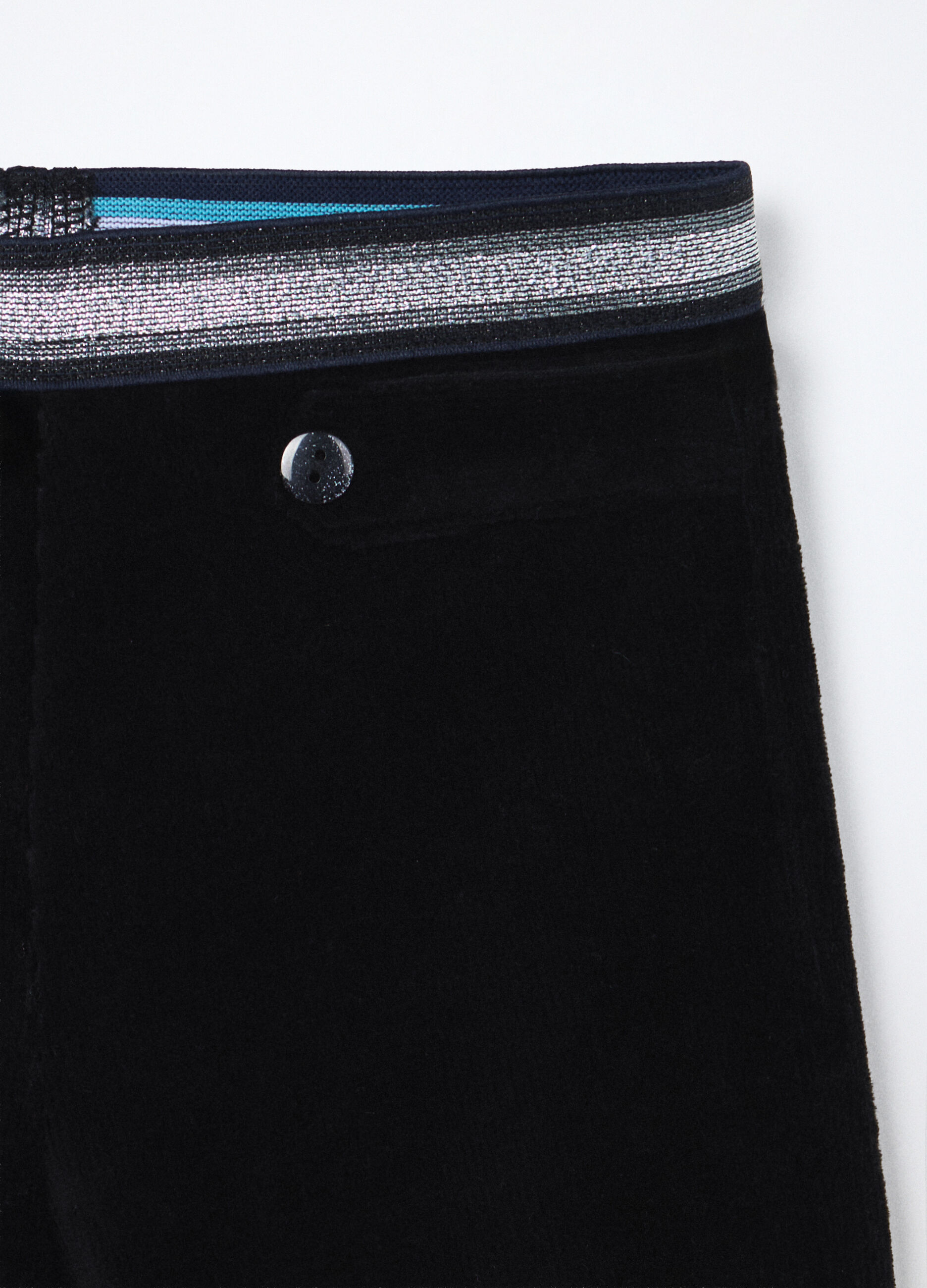 Jeggings velour misto cotone bambina_2