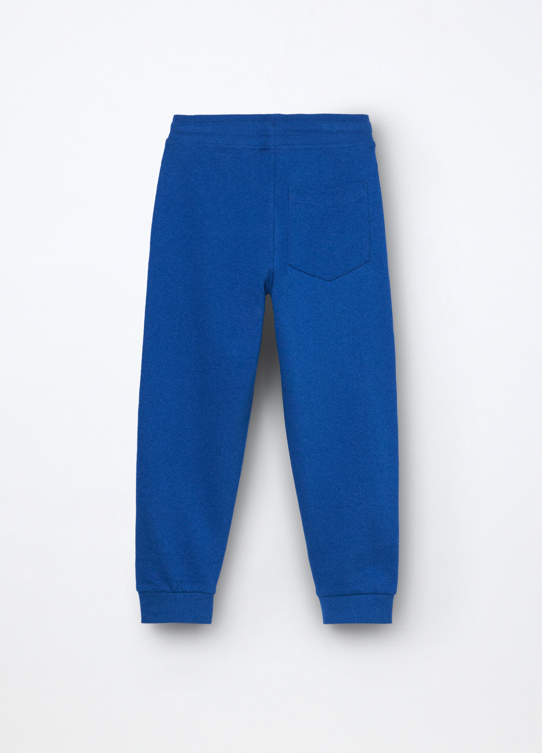 Jogger in french terry di puro cotone bambino_1