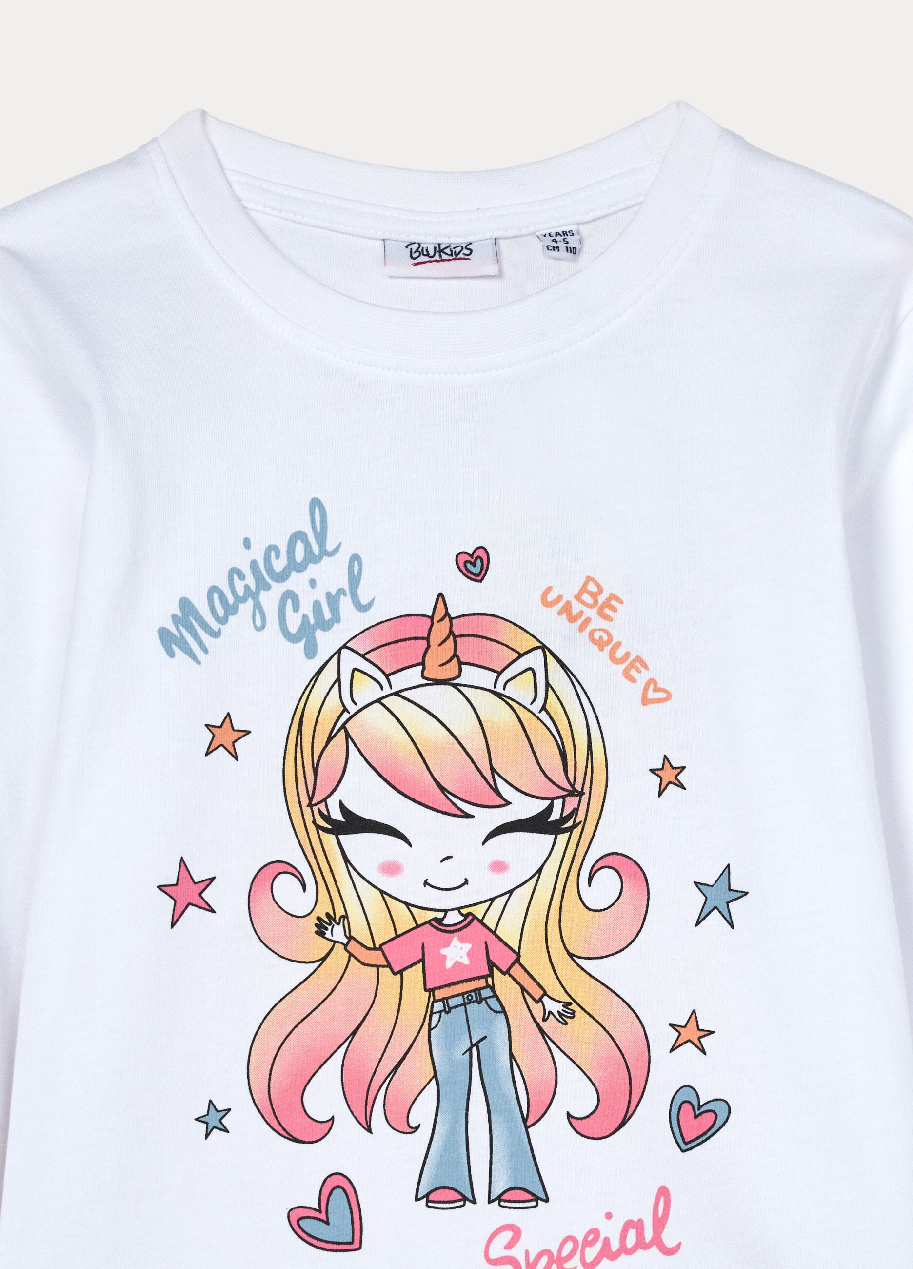 T-shirt in jersey di puro cotone bambina_2
