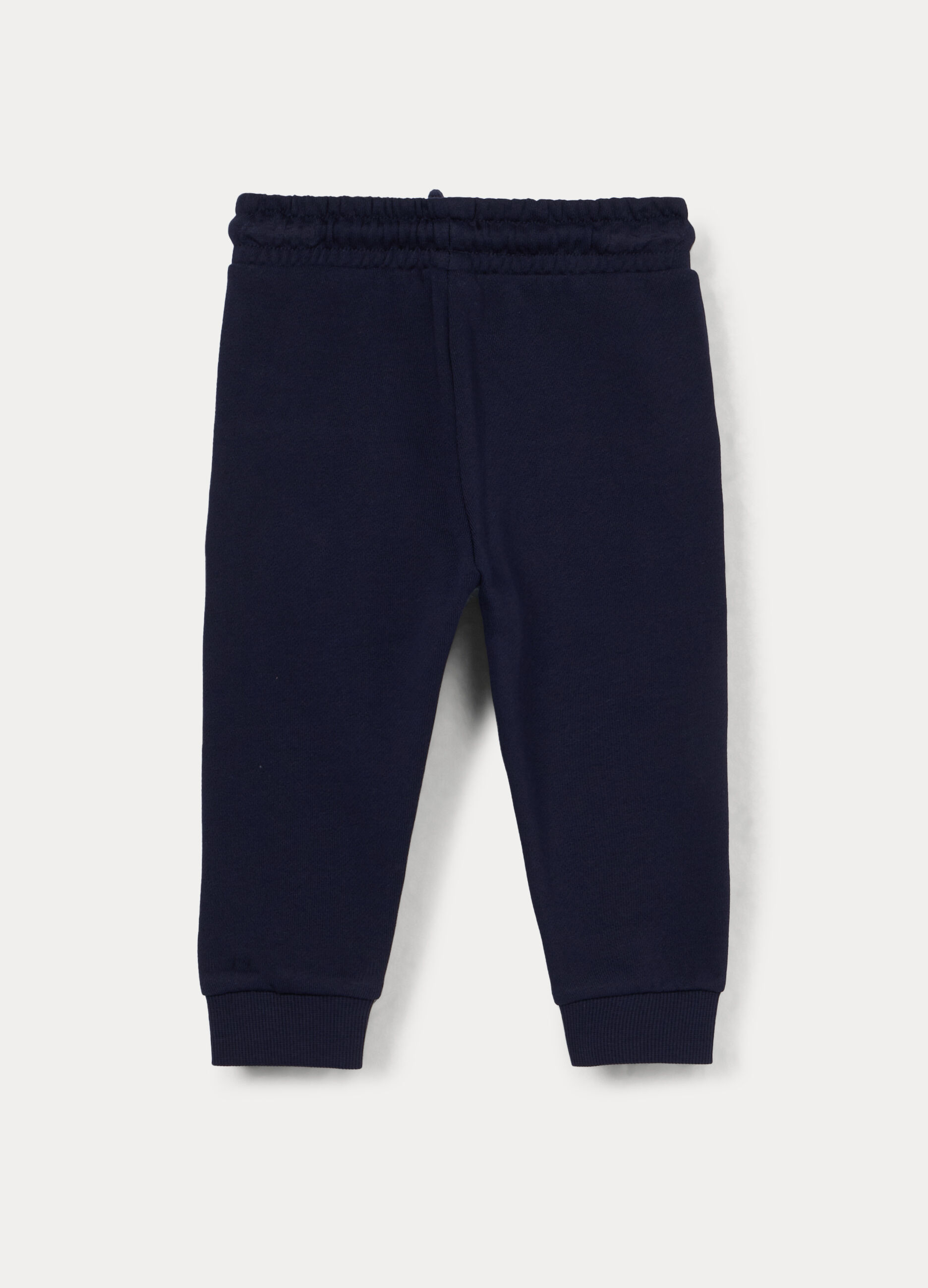 Jogger in french terry di puro cotone bimbo_1