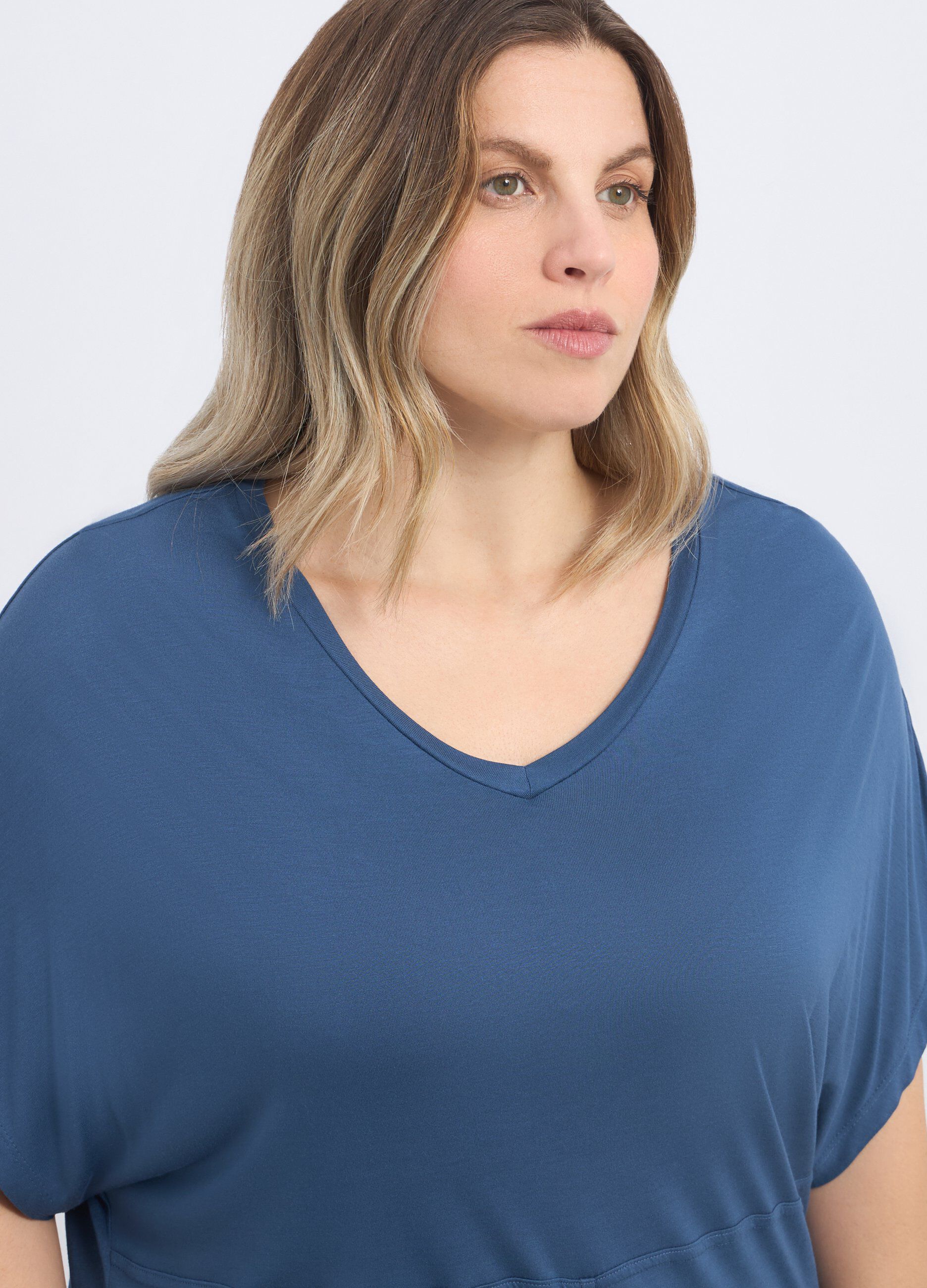 T-shirt in pura viscosa donna_2