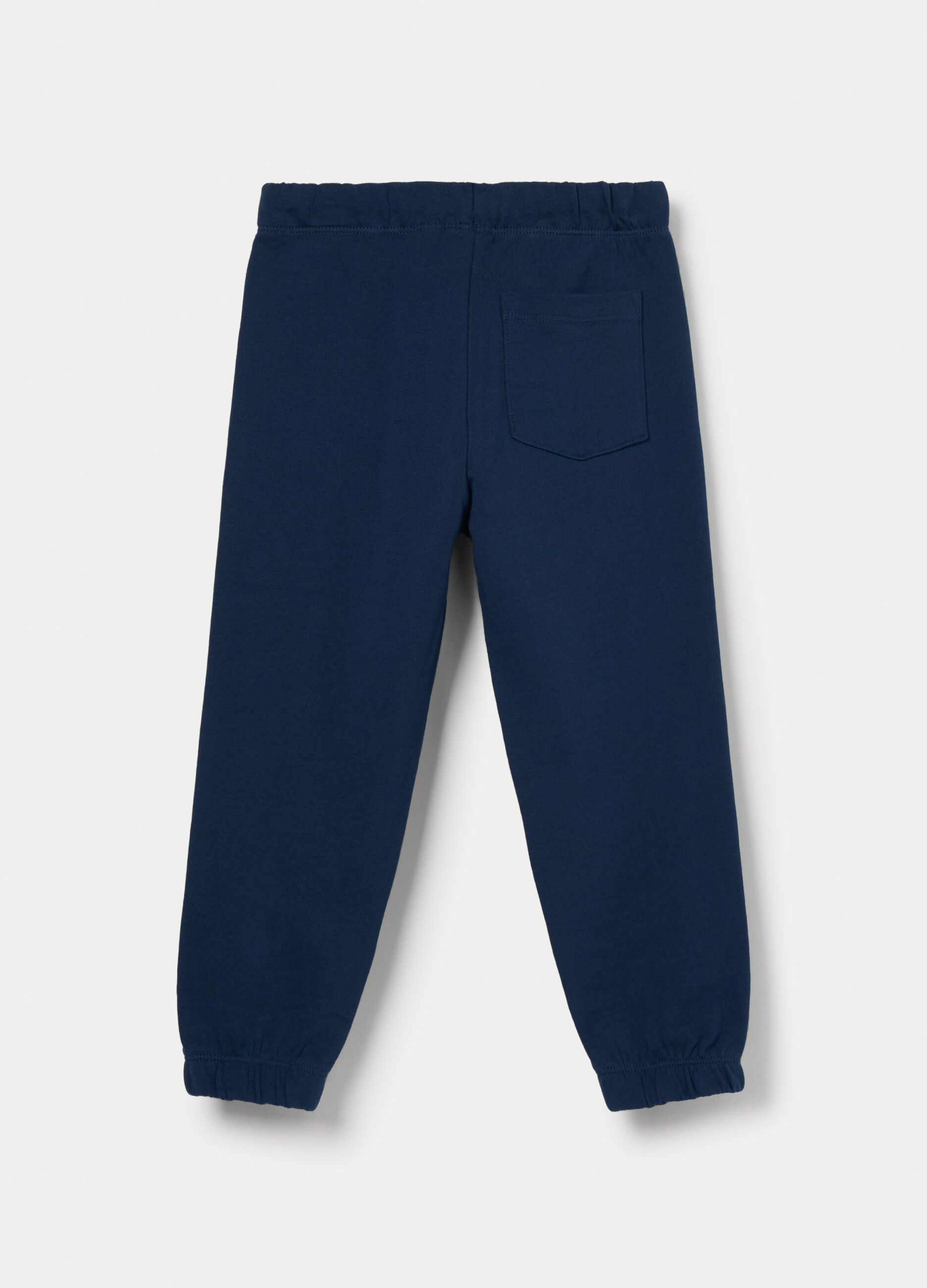 Jogger in french terry di puro cotone bambino_1