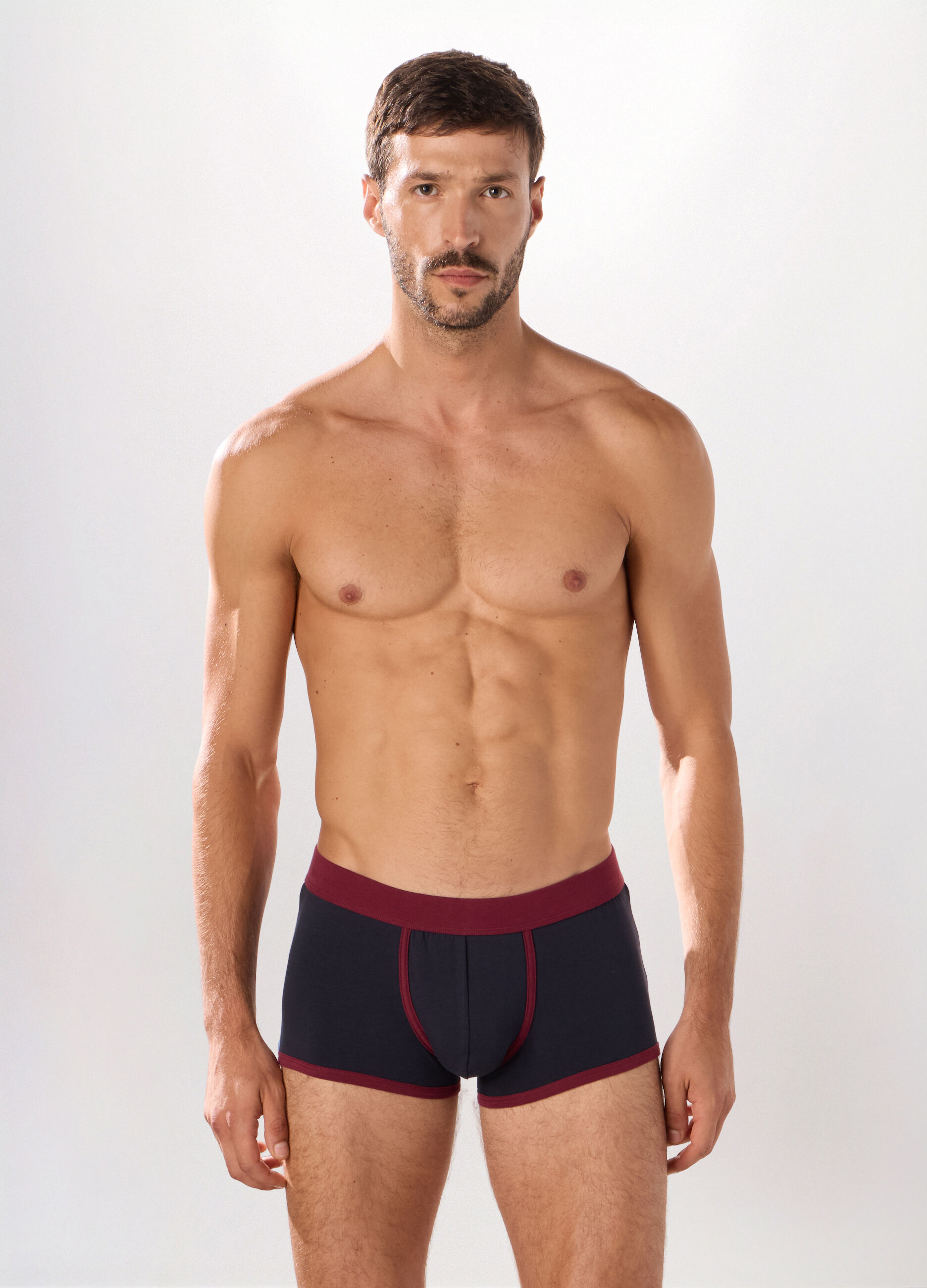Boxer in cotone stretch uomo_0