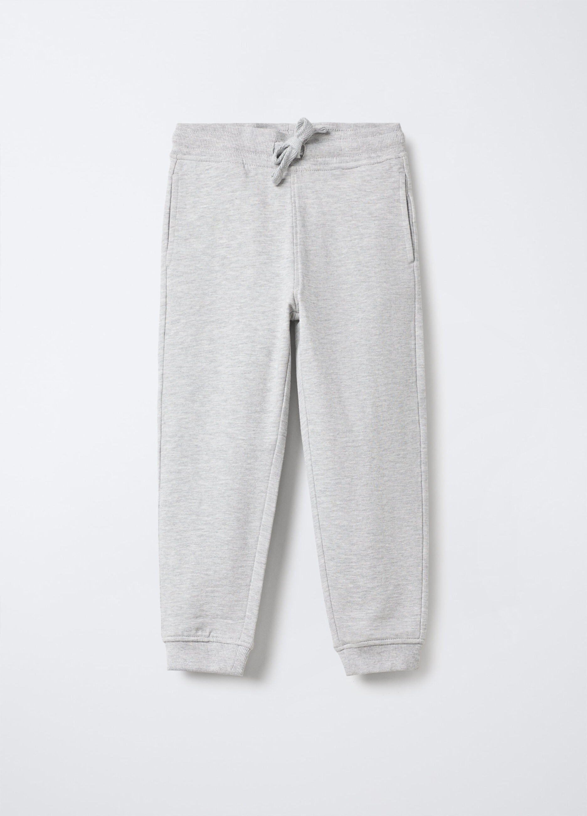 Jogger in puro cotone garzato Fit Regular bambino_0