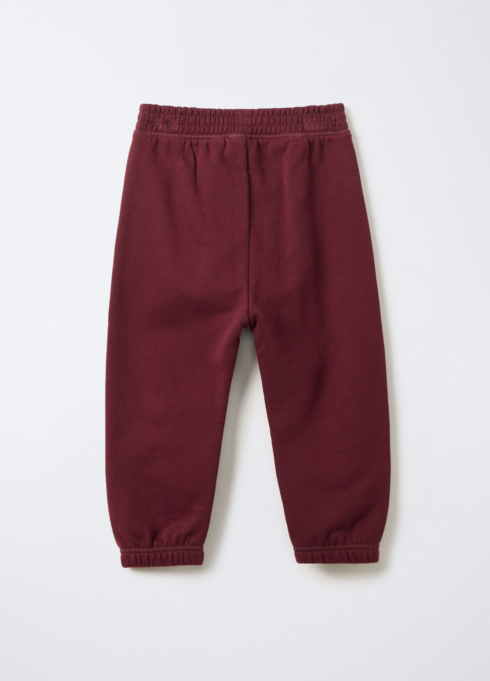 Jogger in felpa di puro cotone bimba_1