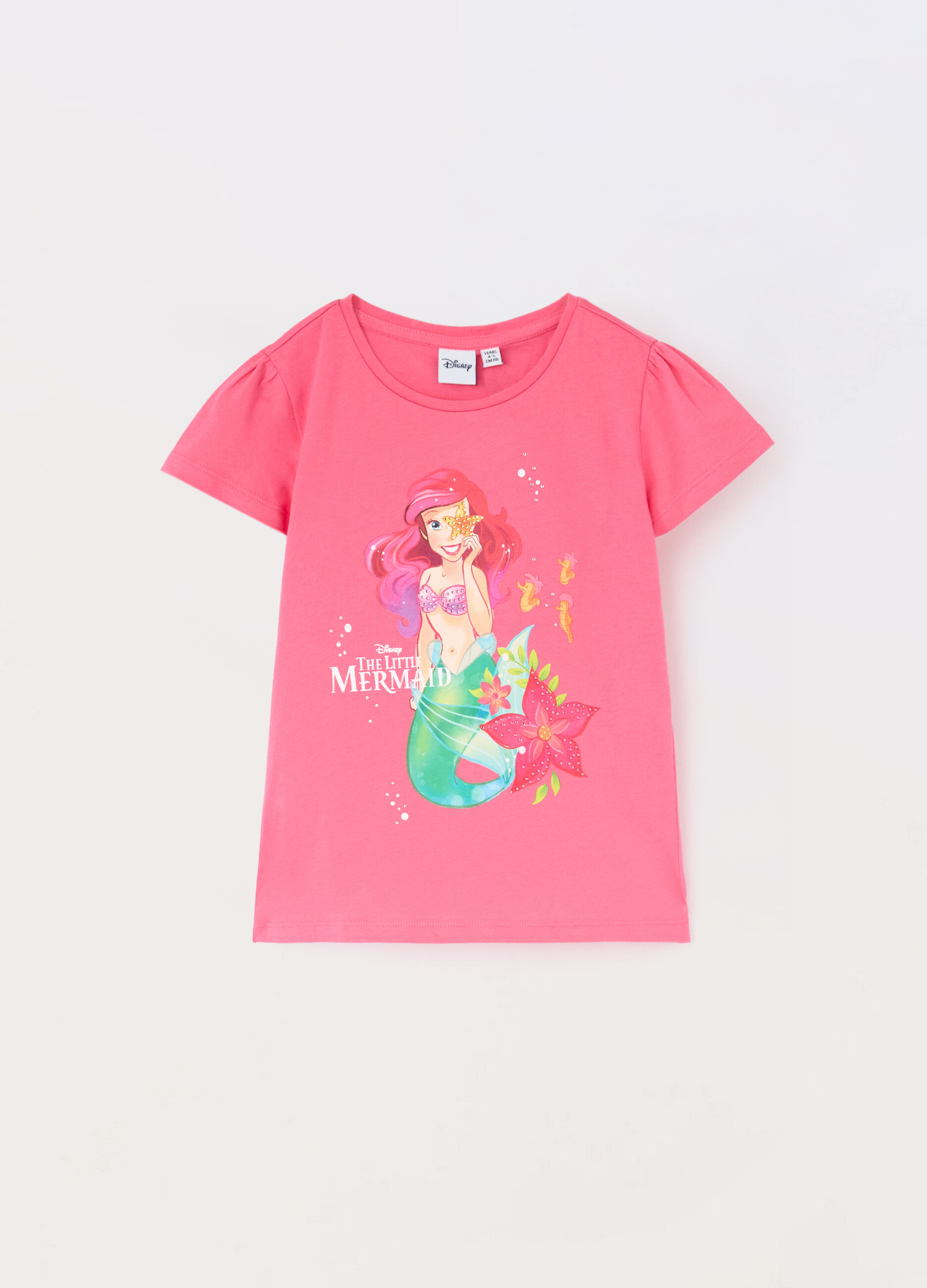 T-shirt in jersey di puro cotone bambina_0