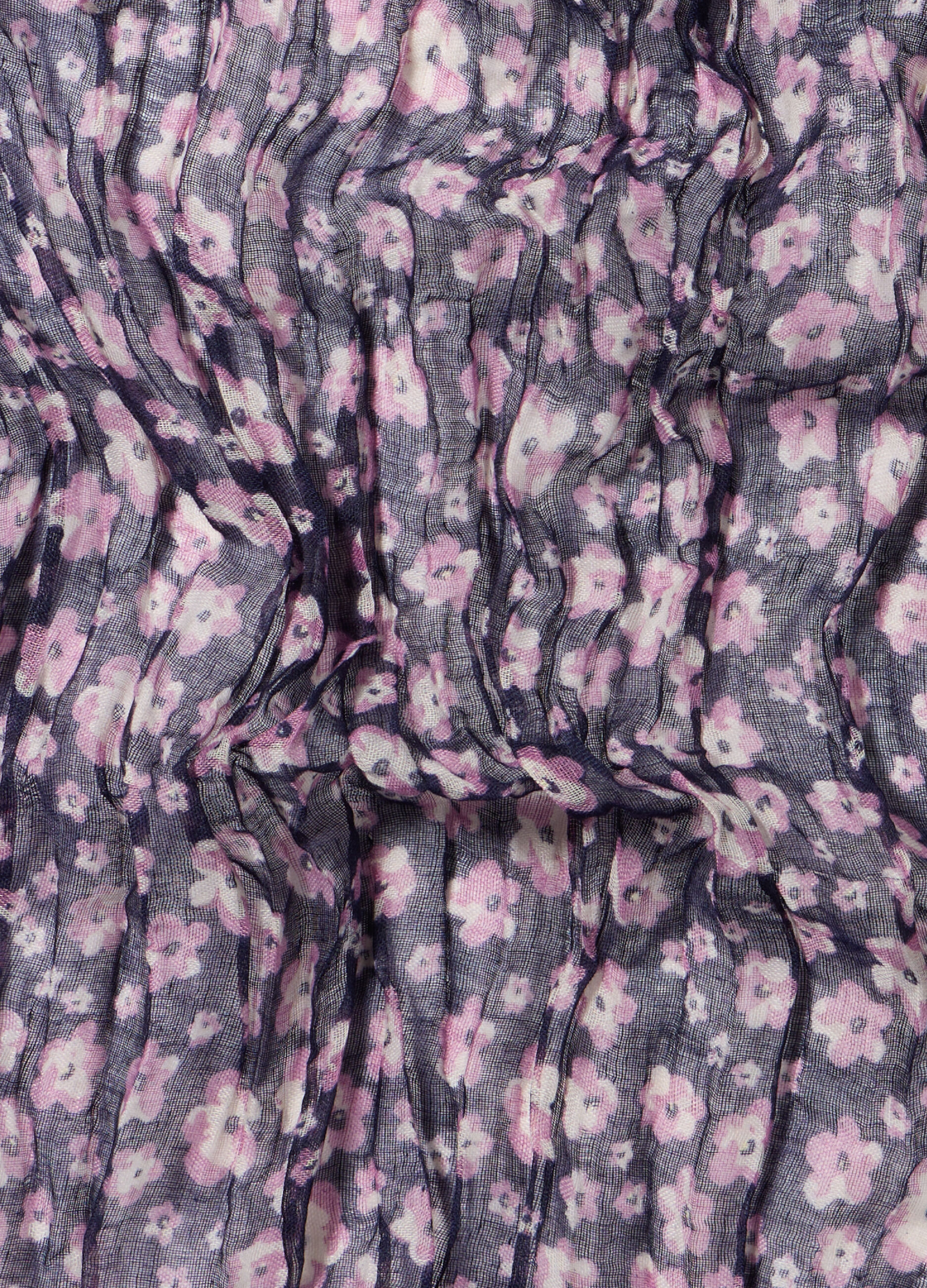 Sciarpa crinkle floreale donna_1