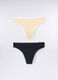 Pack 2 slip brasiliana in microfibra stretch donna_0