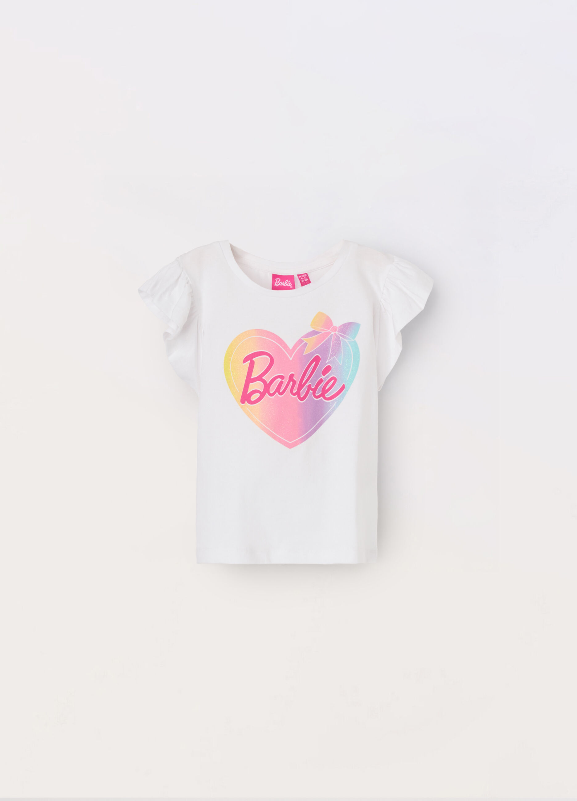 T-shirt Hello Barbie in puro cotone bambina_0