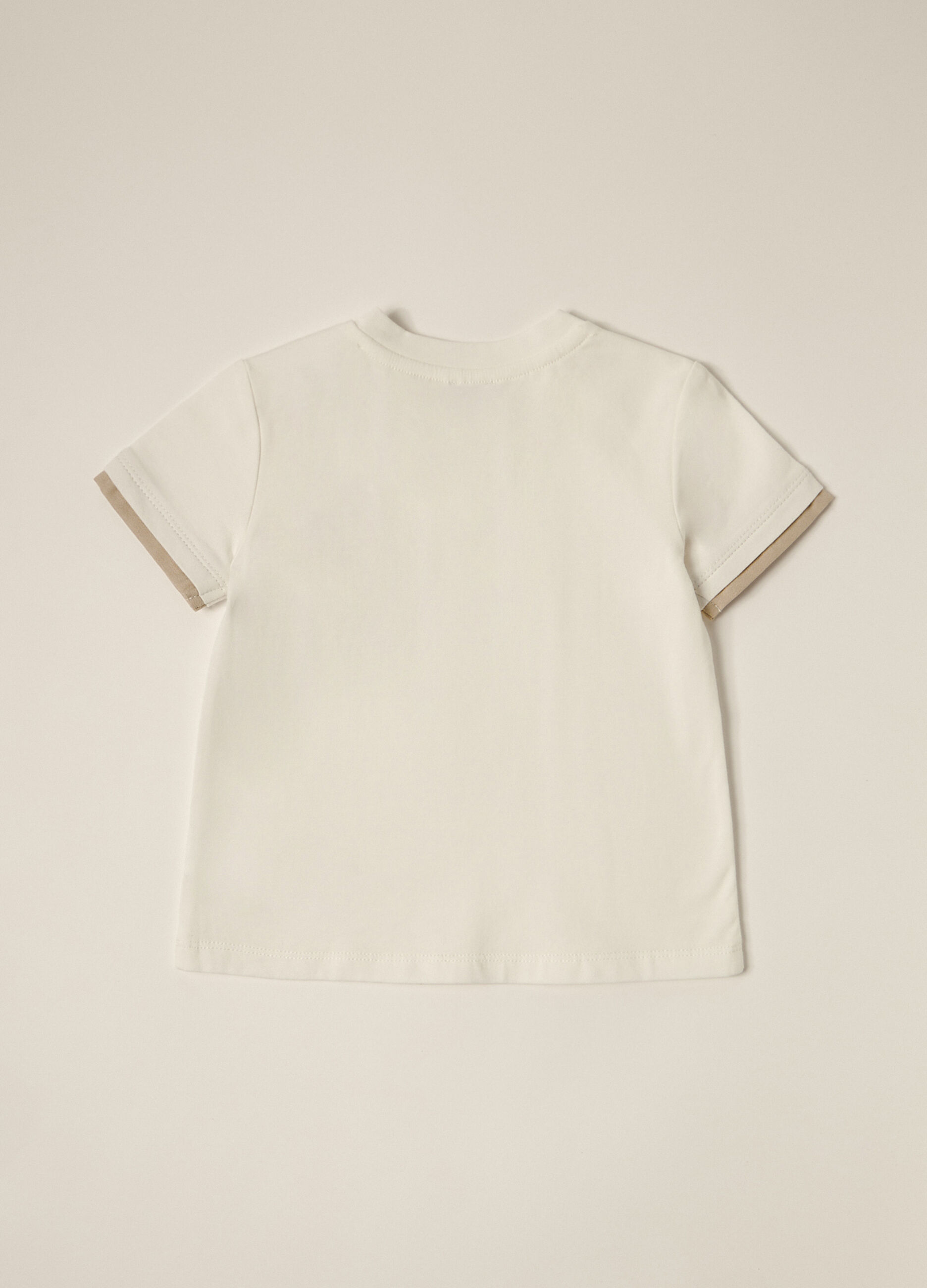 T-shirt in jersey di cotone stretch IANA neonato_2