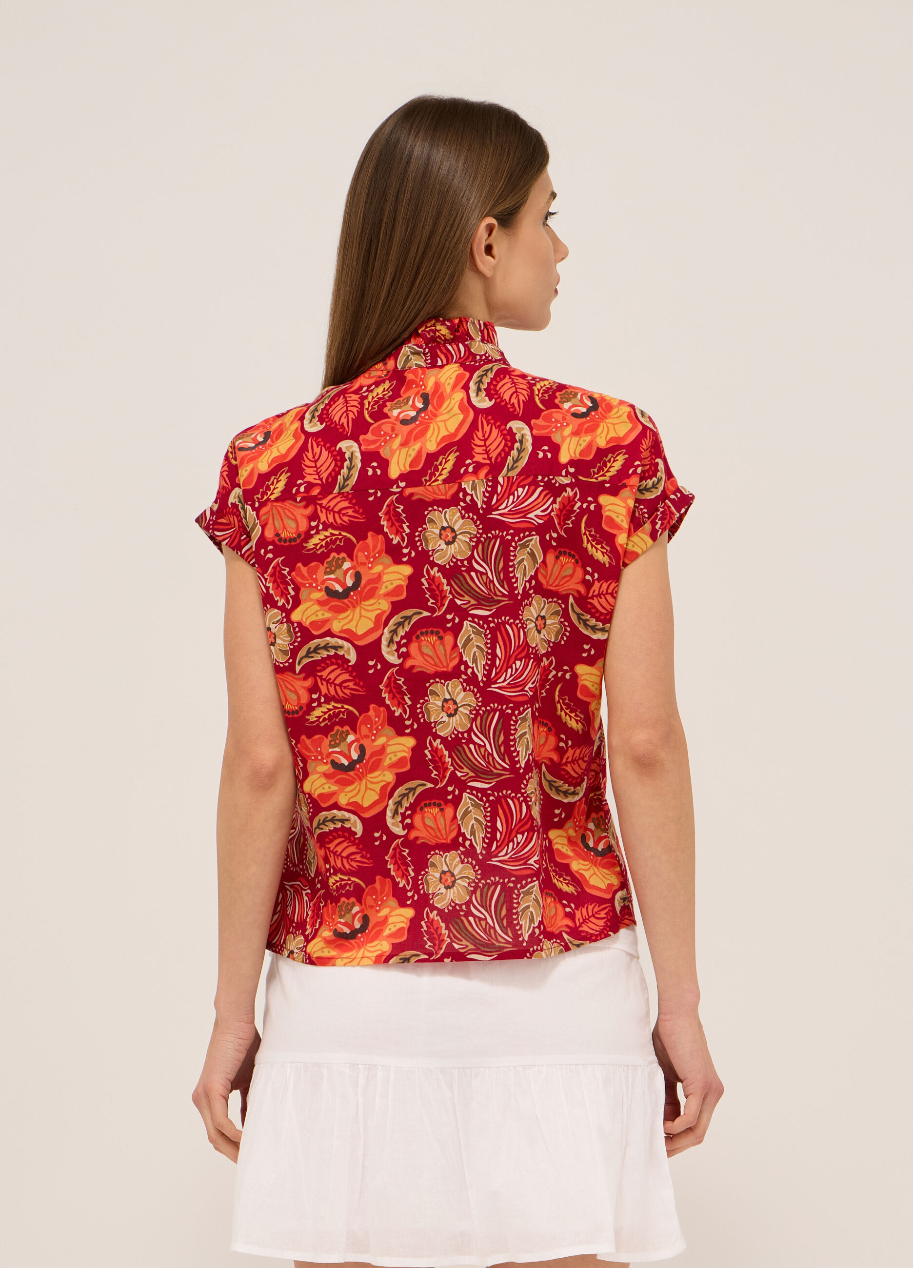 Camicia in puro cotone voile donna_1