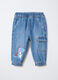 Jogger cargo in denim di cotone misto lyocell Fit Comfort bimbo_0