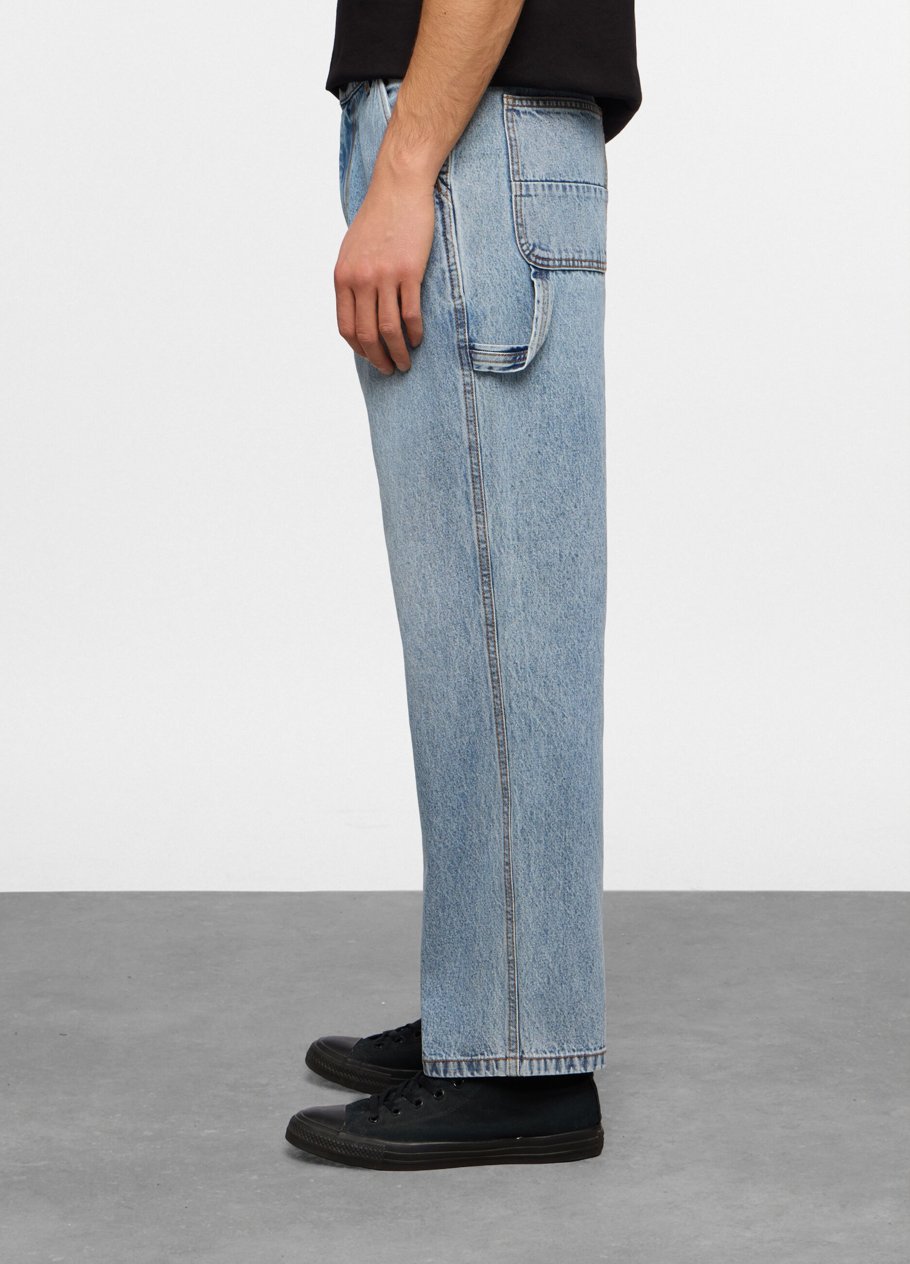 Jeans loose fit in denim uomo
