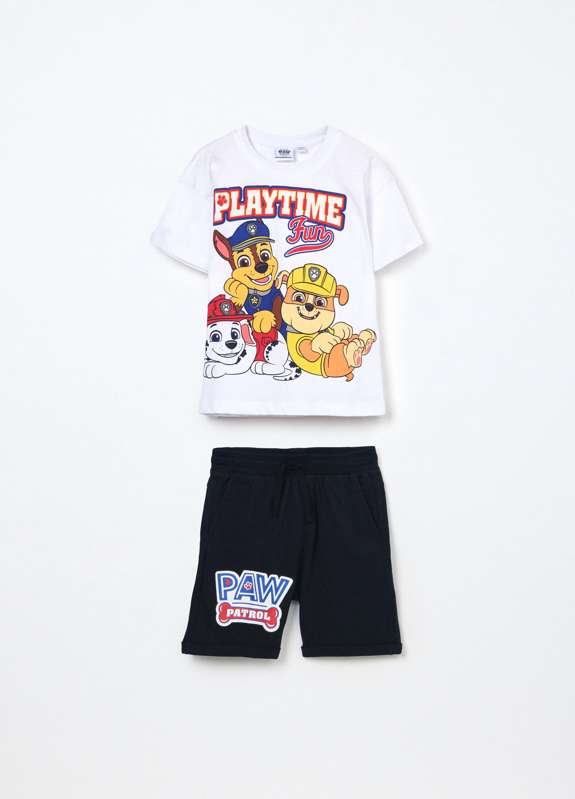 Jogging set Paw Patrol in jersey di puro cotone bambino_0