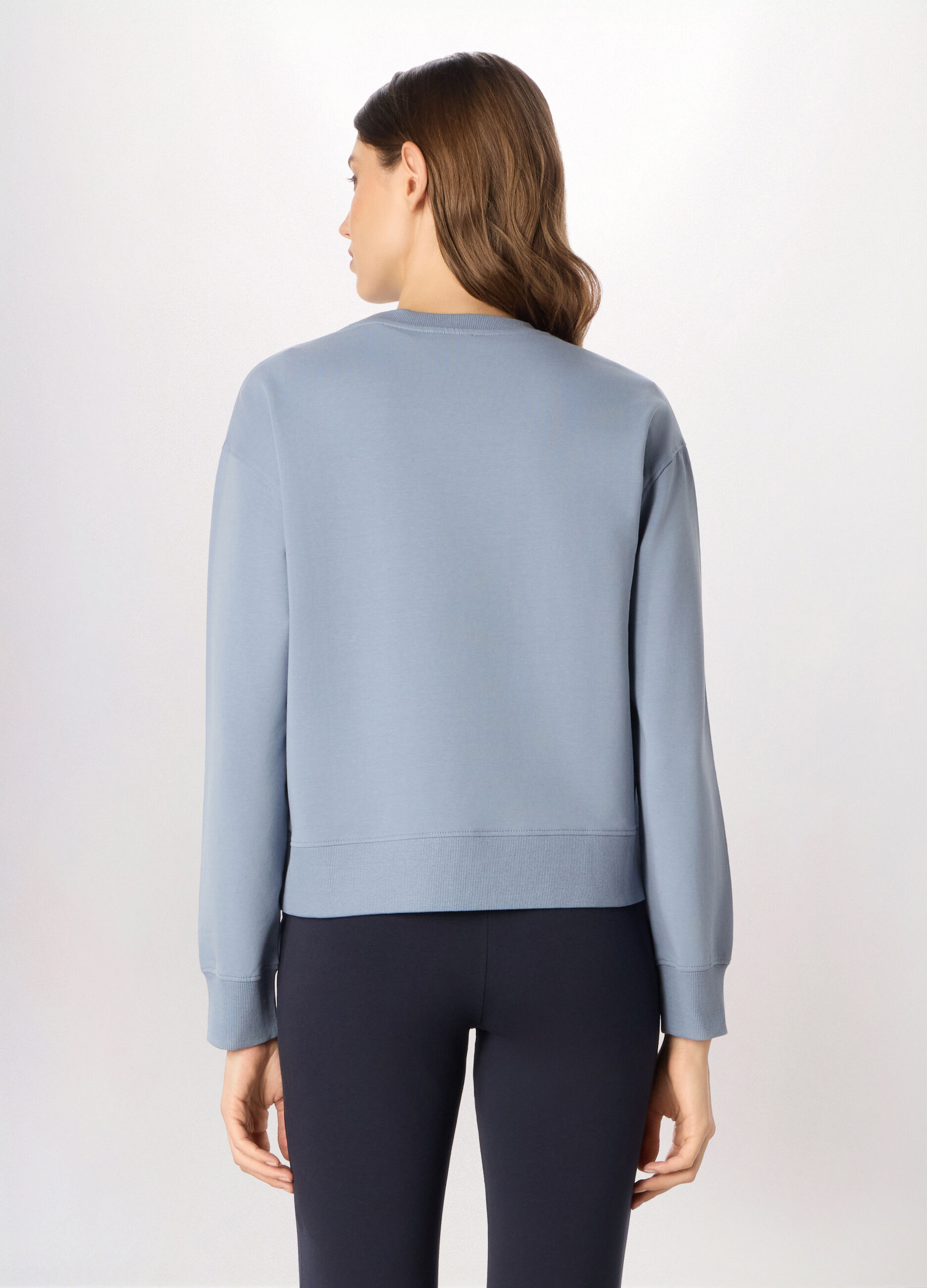 Felpa in cotone stretch Holistic fitness donna_1