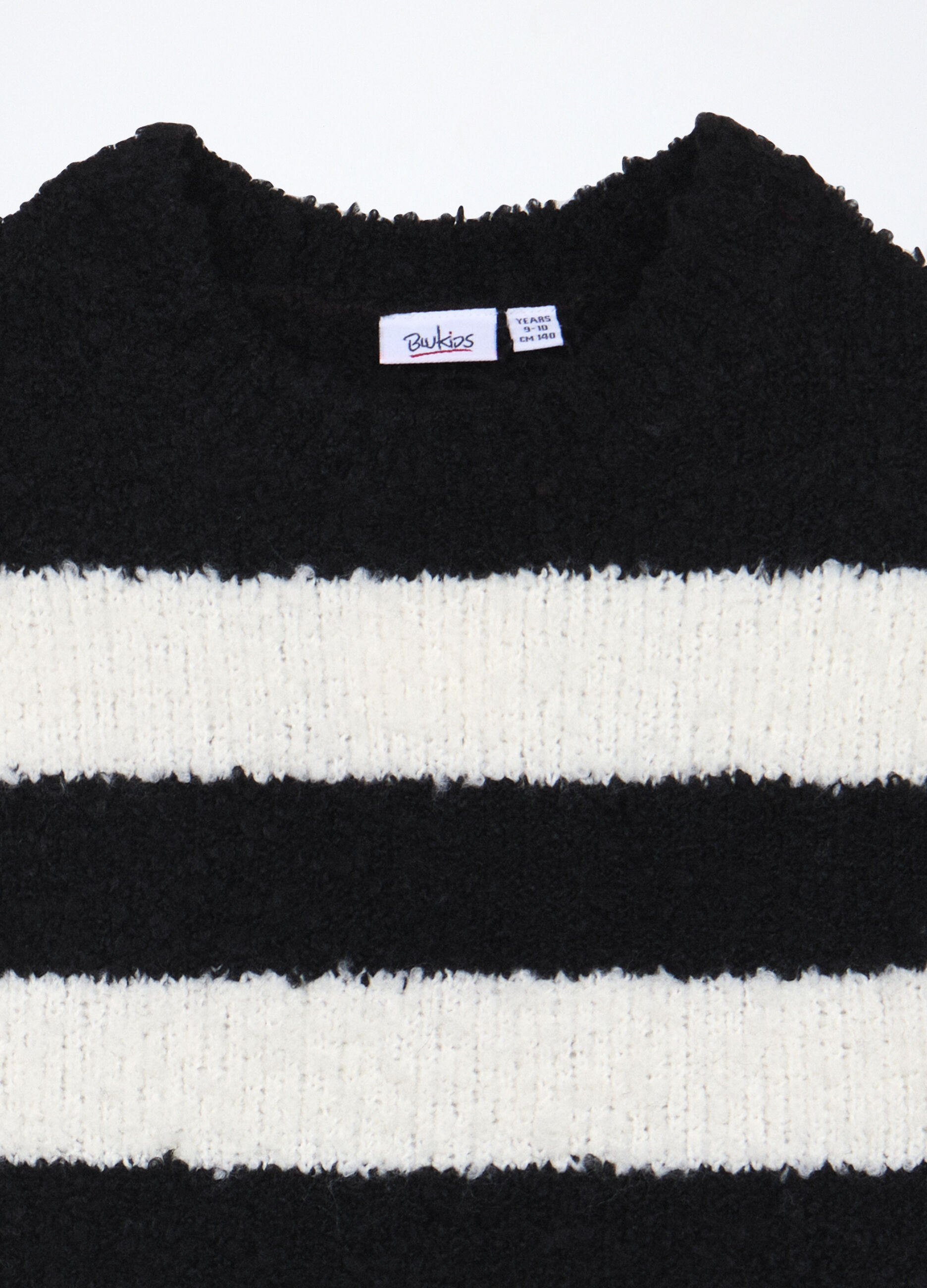 Tricot misto lana a righe bambina_2