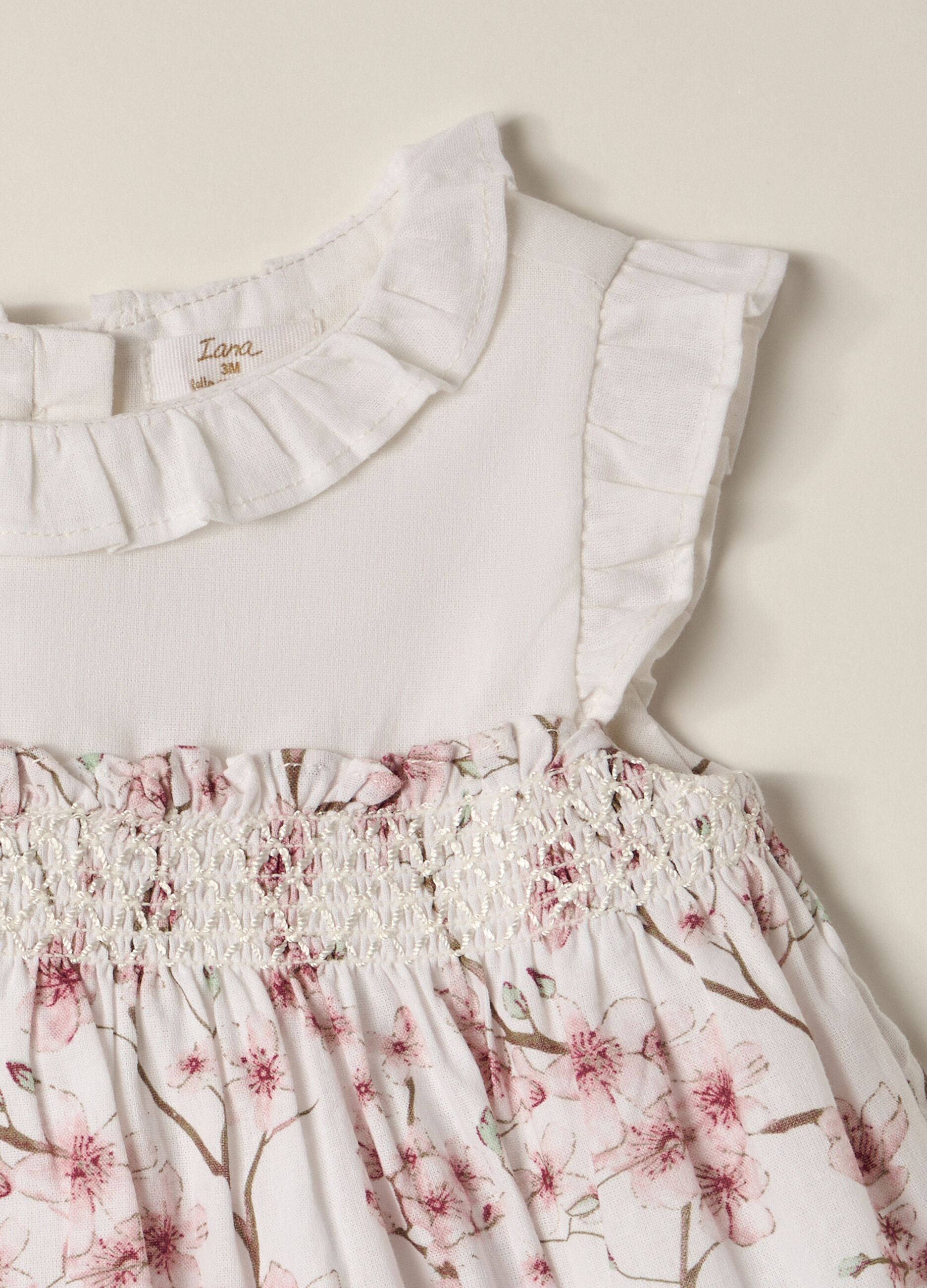 Set vestito + shorts in puro cotone IANA neonata