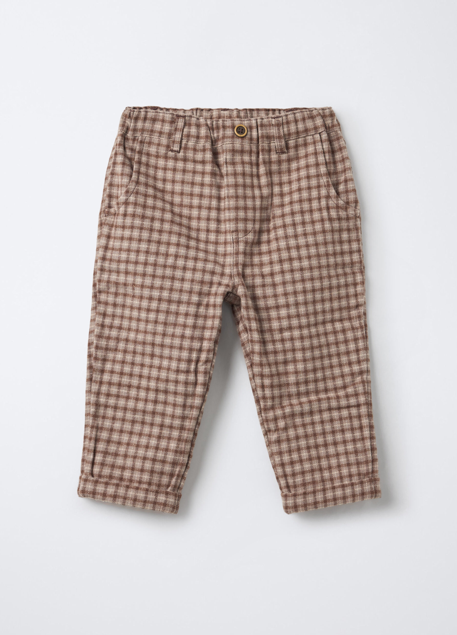 Pantaloni in twill di puro cotone Regular Fit bimbo_0