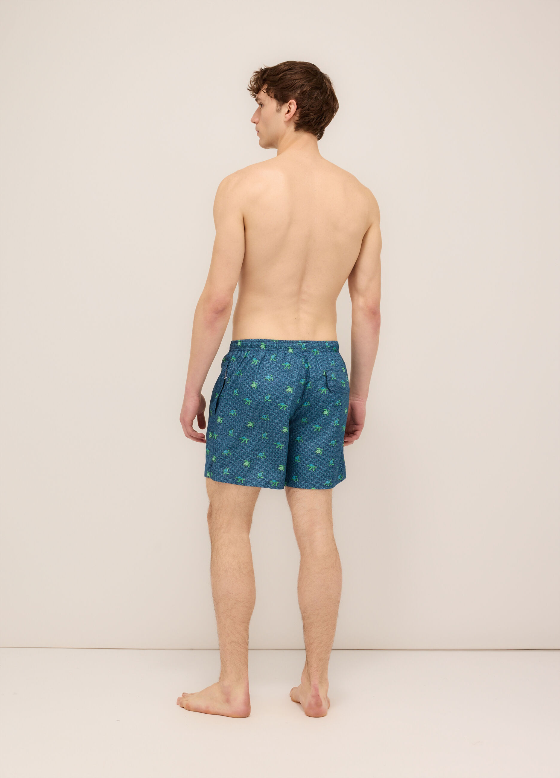 Boxer mare con stampa uomo_2