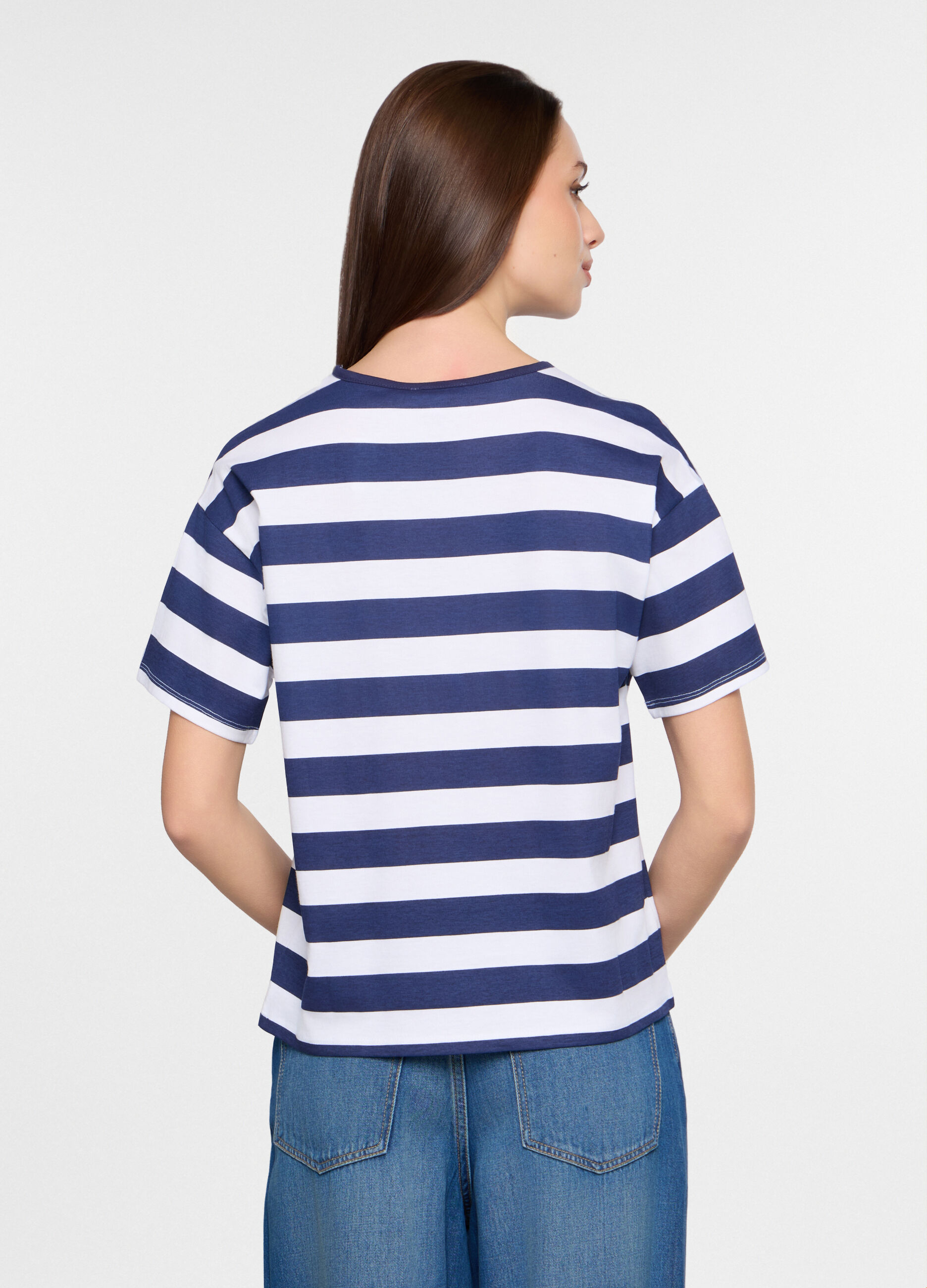 T-shirt girocollo donna_1