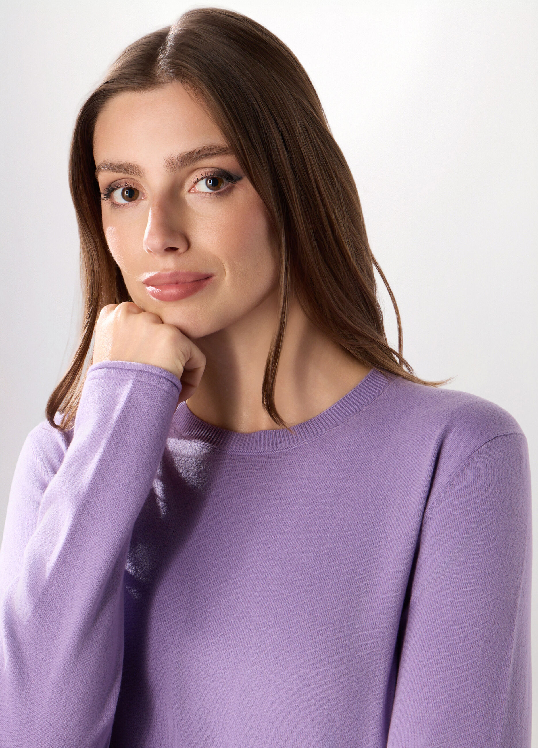 Pullover in misto cotone donna_2