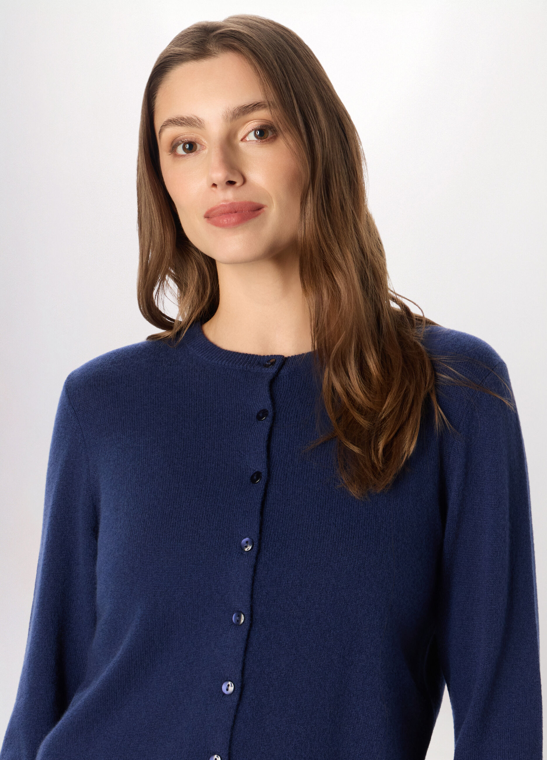 Cardigan in puro cashmere donna_2