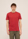 T-shirt girocollo in cotone fiammato uomo_0