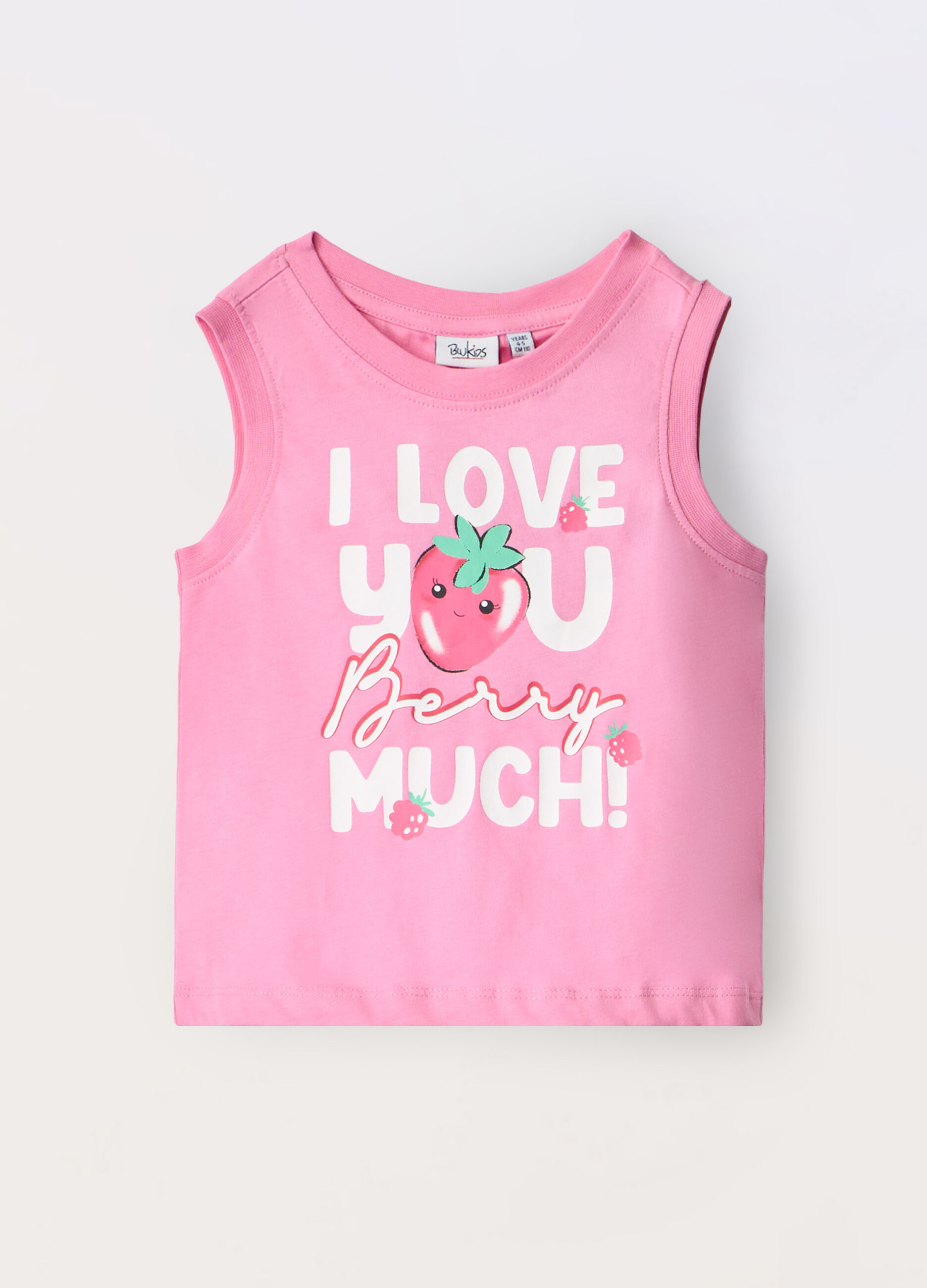 Top in jersey di puro cotone bambina_0