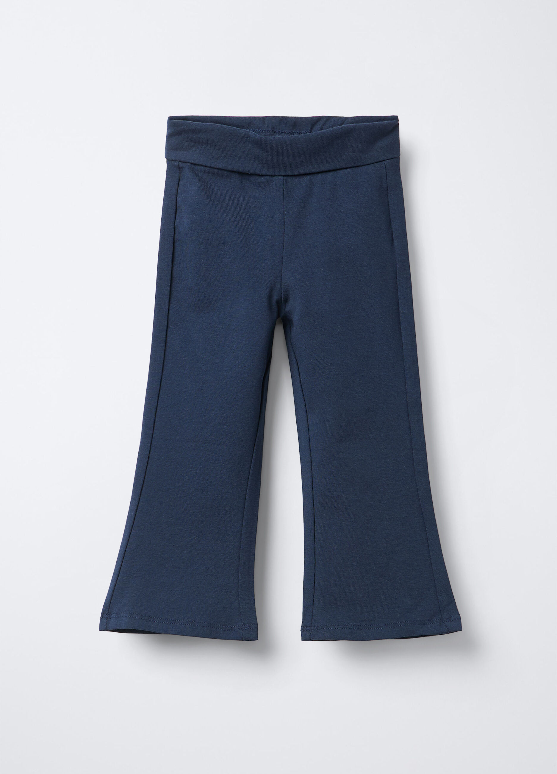 Leggings in jersey di cotone stretch Flare Fit bimba_0