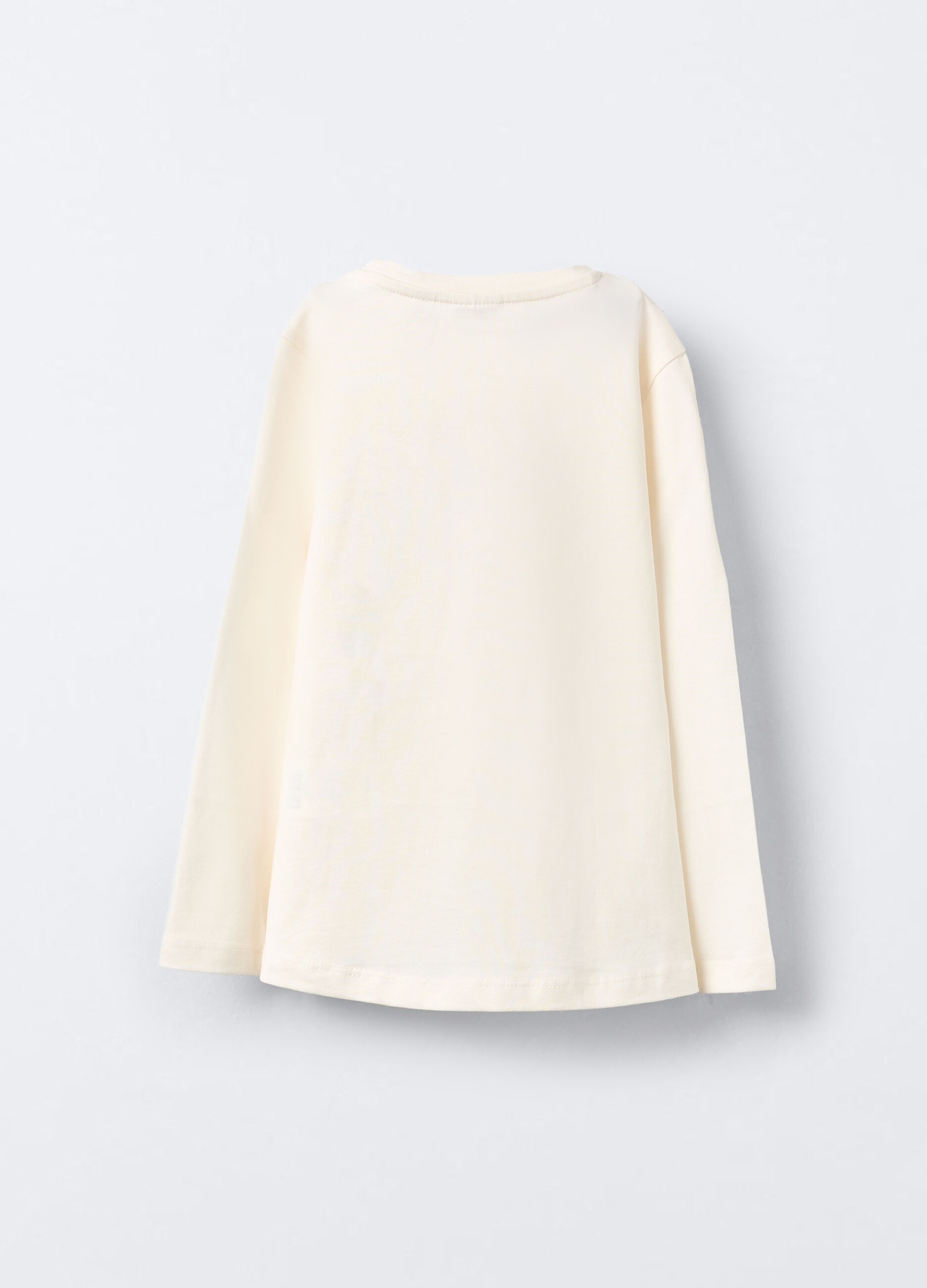 T-shirt in jersey di puro cotone bambina_1