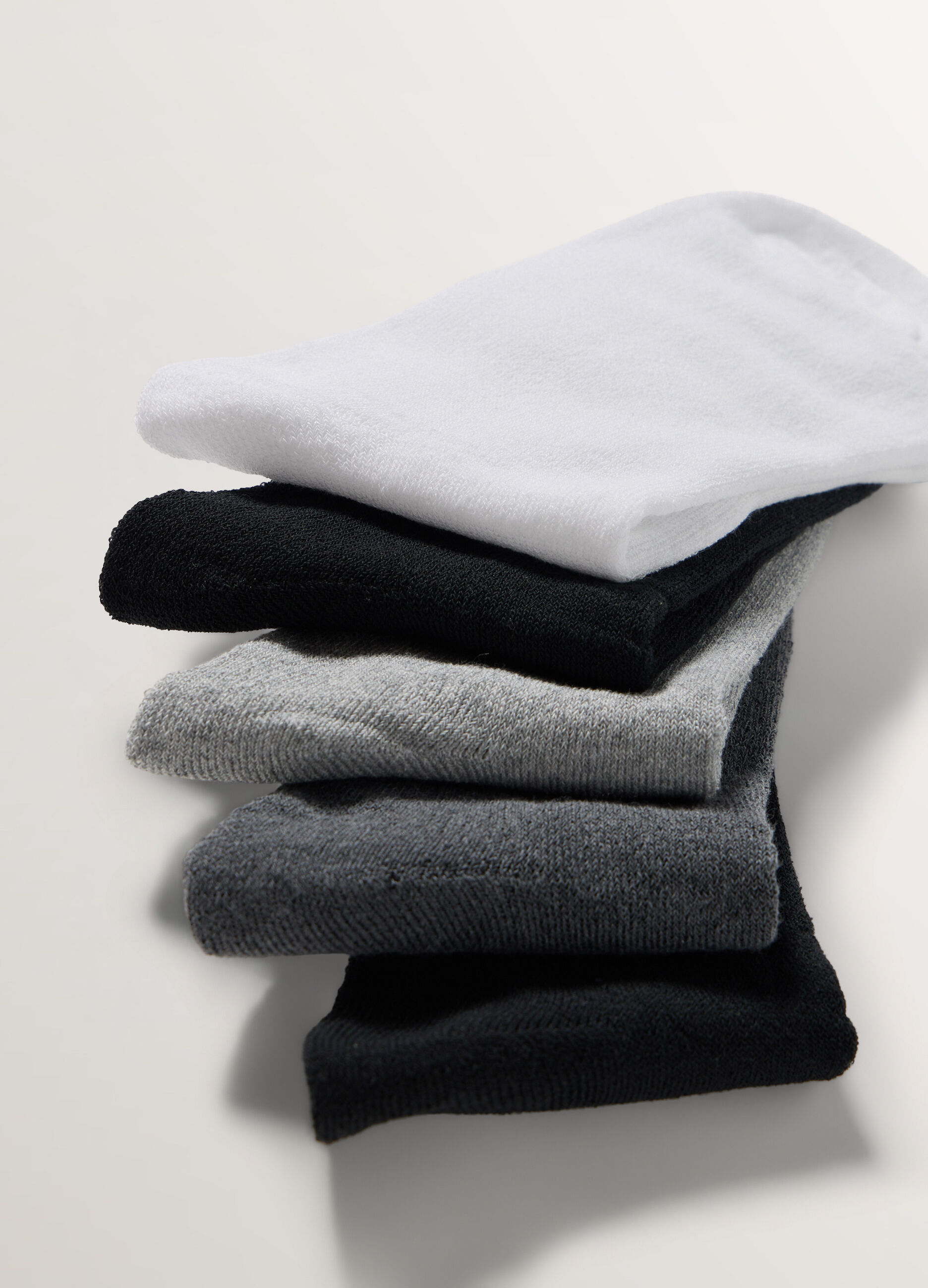 3 pack calze corte in cotone stretch uomo