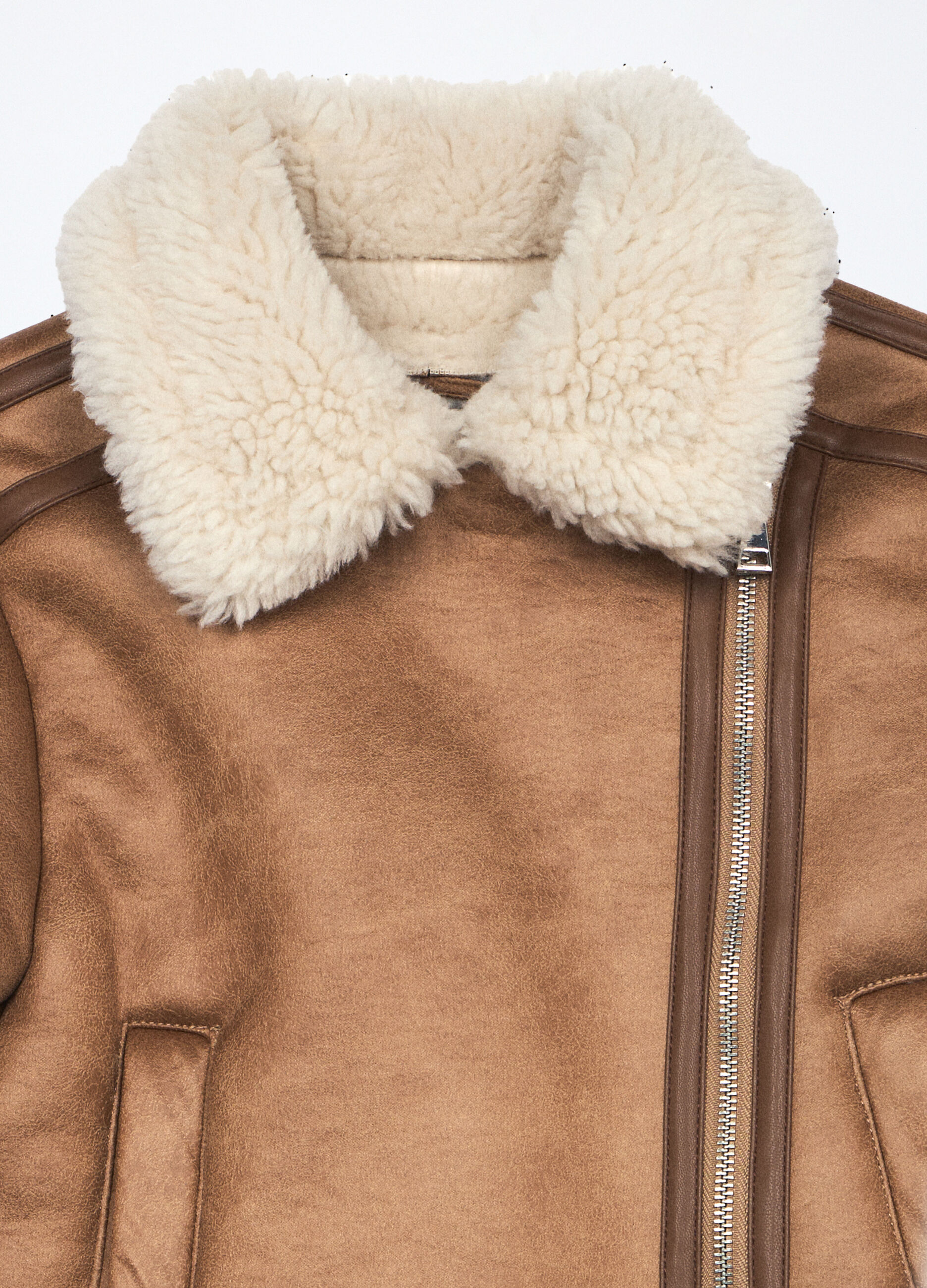 Eco montone full zip ragazza_2