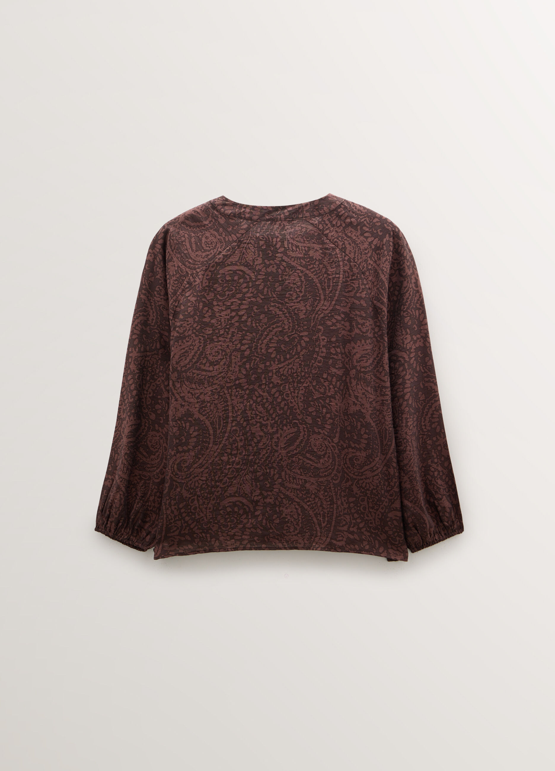 Blusa Fit Over girocollo in pura viscosa donna curvy_1