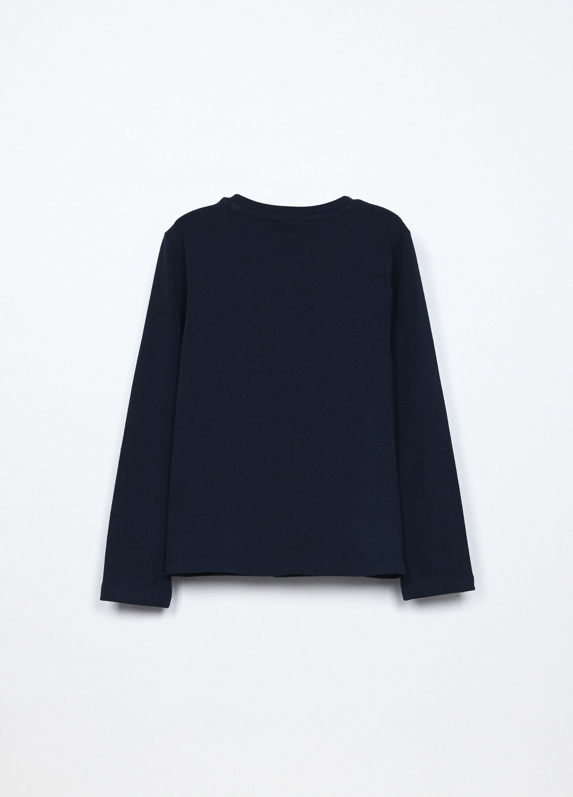 T-shirt in jersey di cotone stretch bambina_1