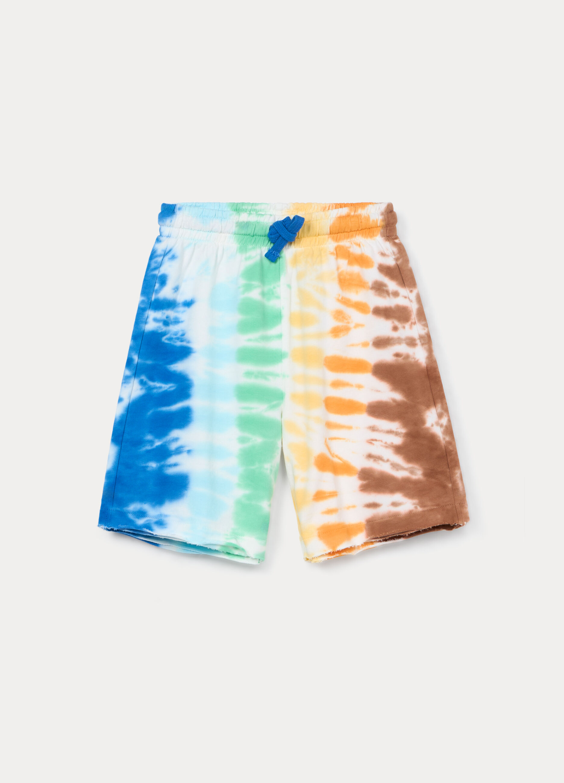 Shorts in french terry di puro cotone bambino_0