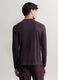 Maglia girocollo a maniche lunghe in cotone uomo_1
