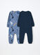 Pack 2 pigiami interi in puro cotone fleece neonato_1