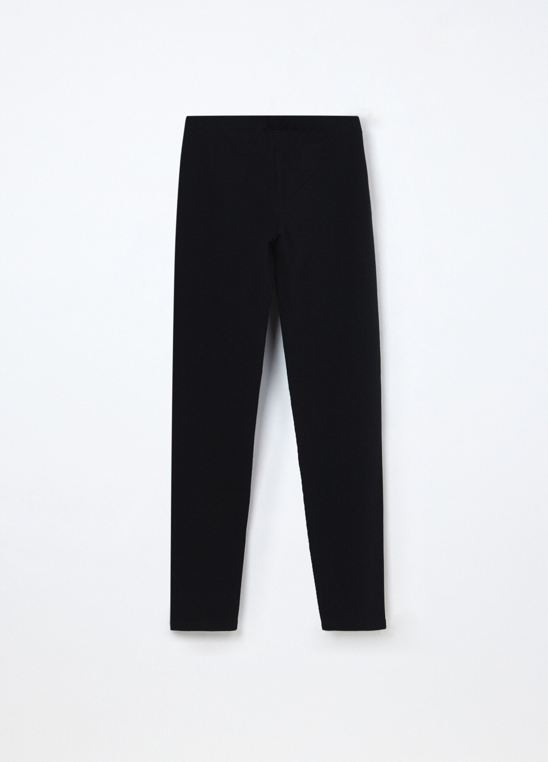 Leggings in french terry di cotone stretch ragazza_1