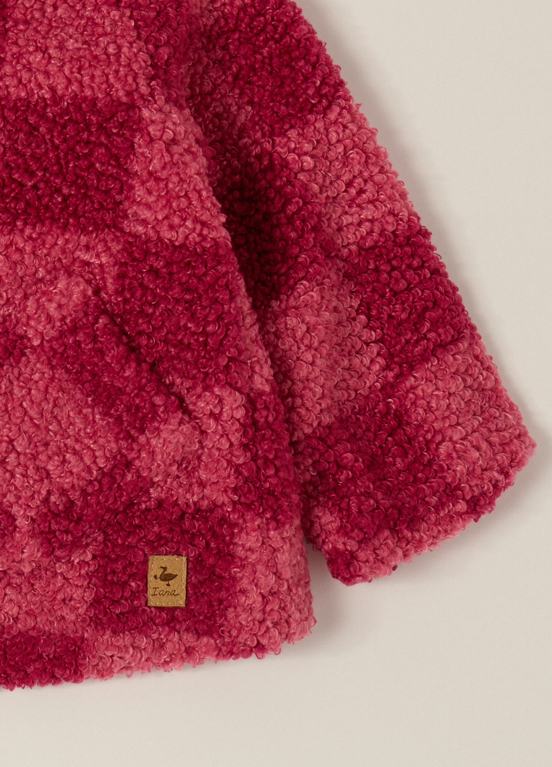 Giacca rosa in sherpa per neonata_2