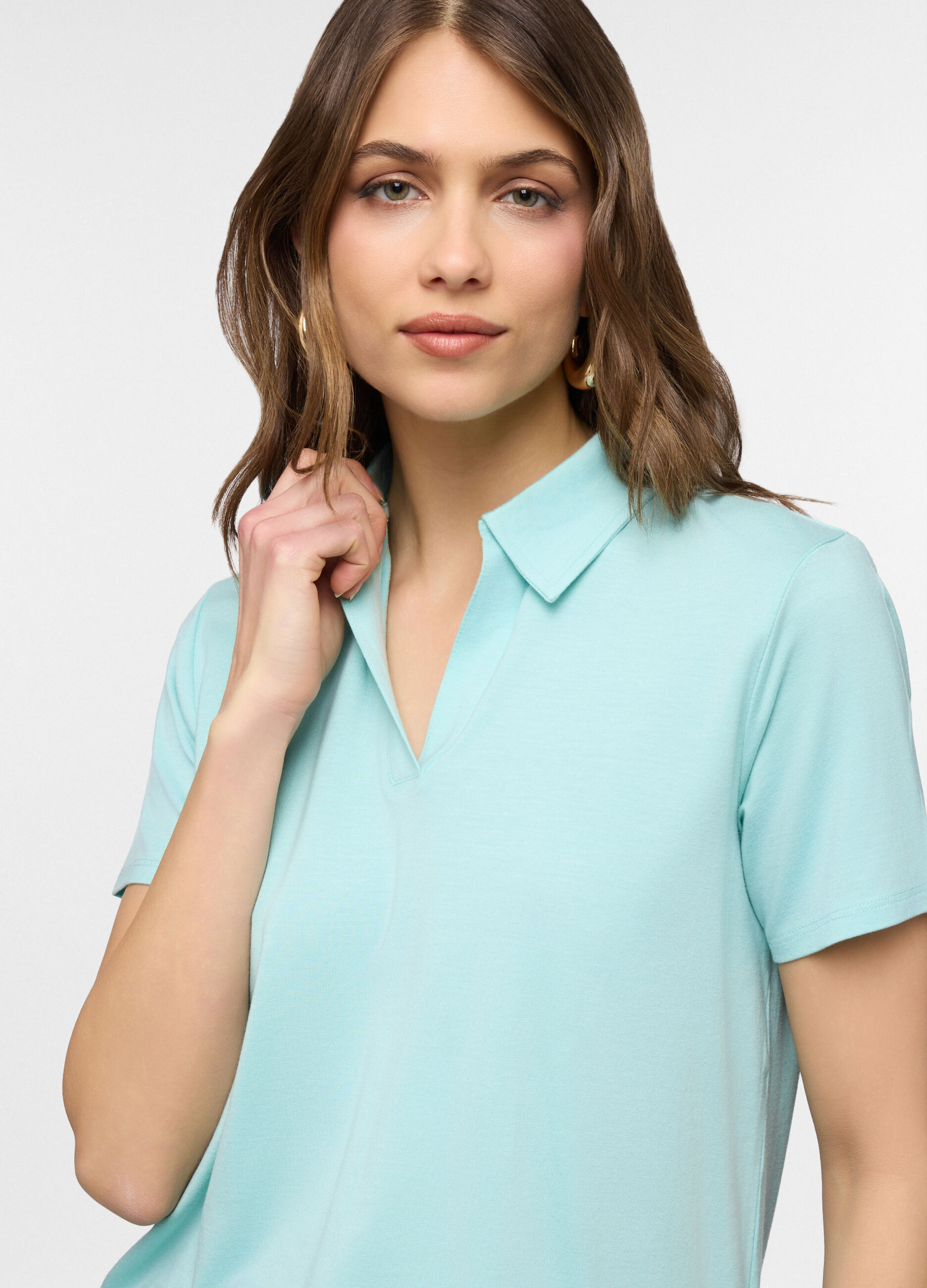 Polo con colletto classico donna _2